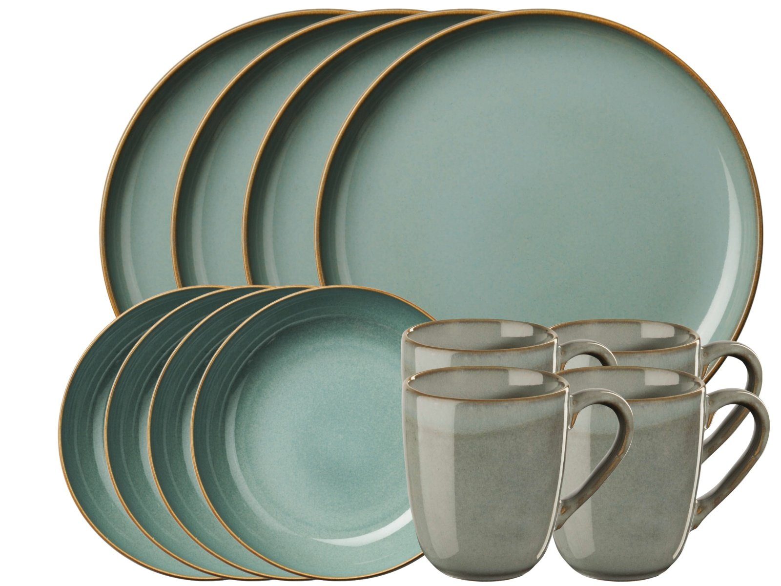 ASA SELECTION Frühstücks-Set Selection SAISONS Frühstücksset eucalyptus 12tlg