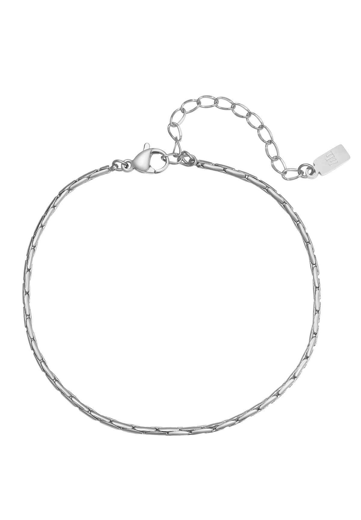 Hey Happiness Edelstahlarmband Herren Wasserfest, Kobrakettengliederung, Vergoldete 18K Gold Glieder Armkette Schlange