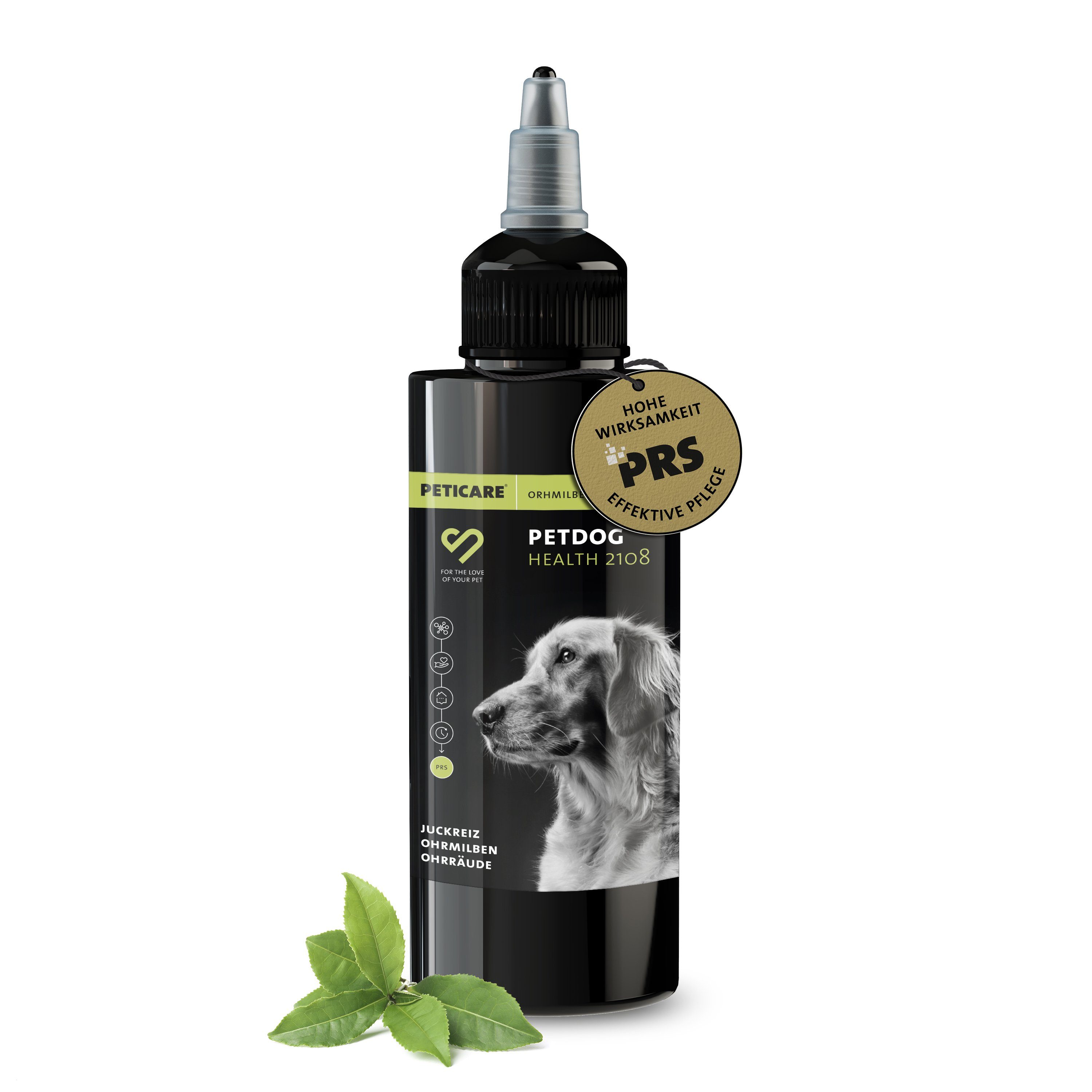 Health Peticare Insektenspray ml 2108 für Ohrräude Ohrmilben, Hunde, Lotion 50 - petDog