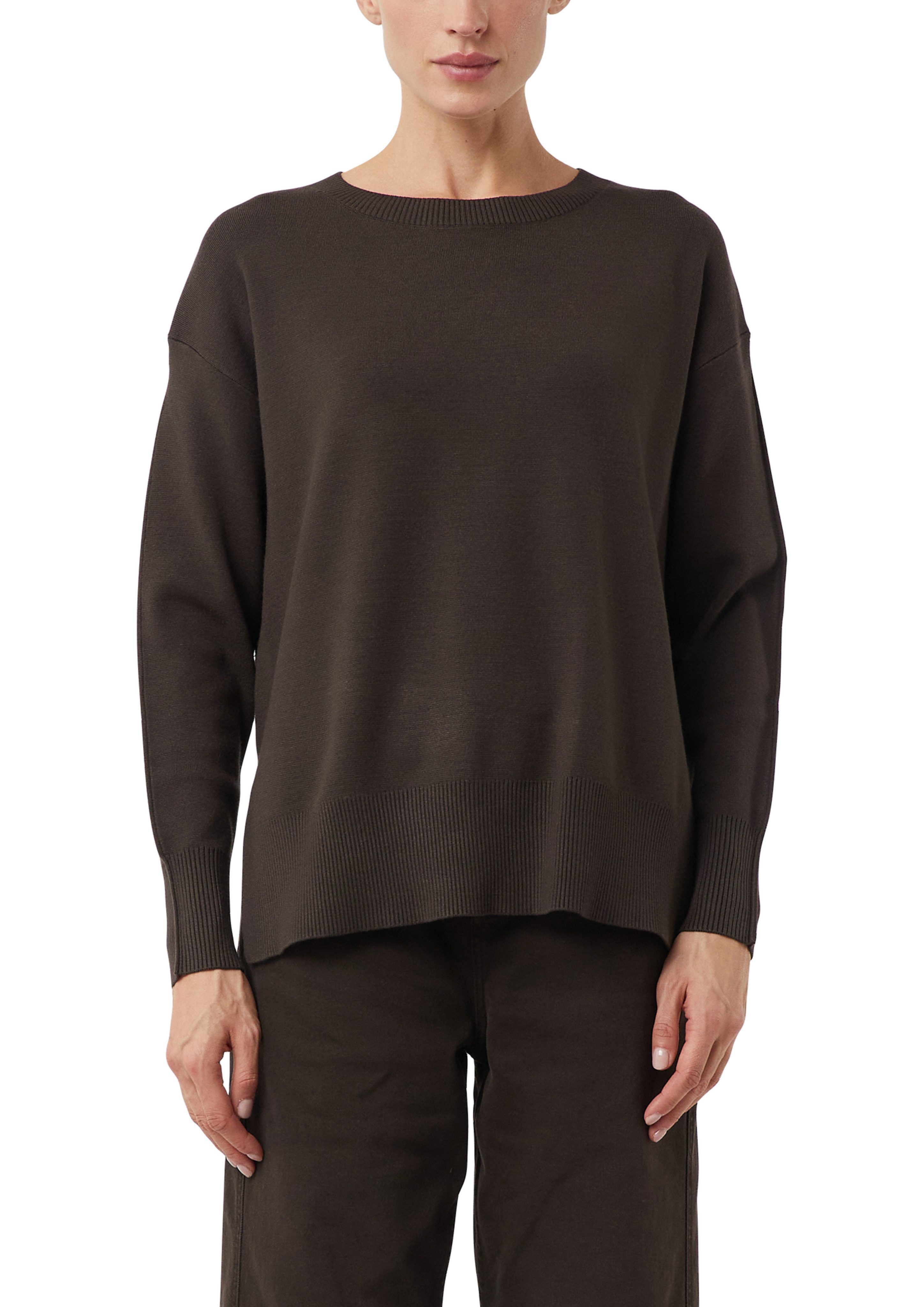 comma Strickpullover mit Rippbündchen