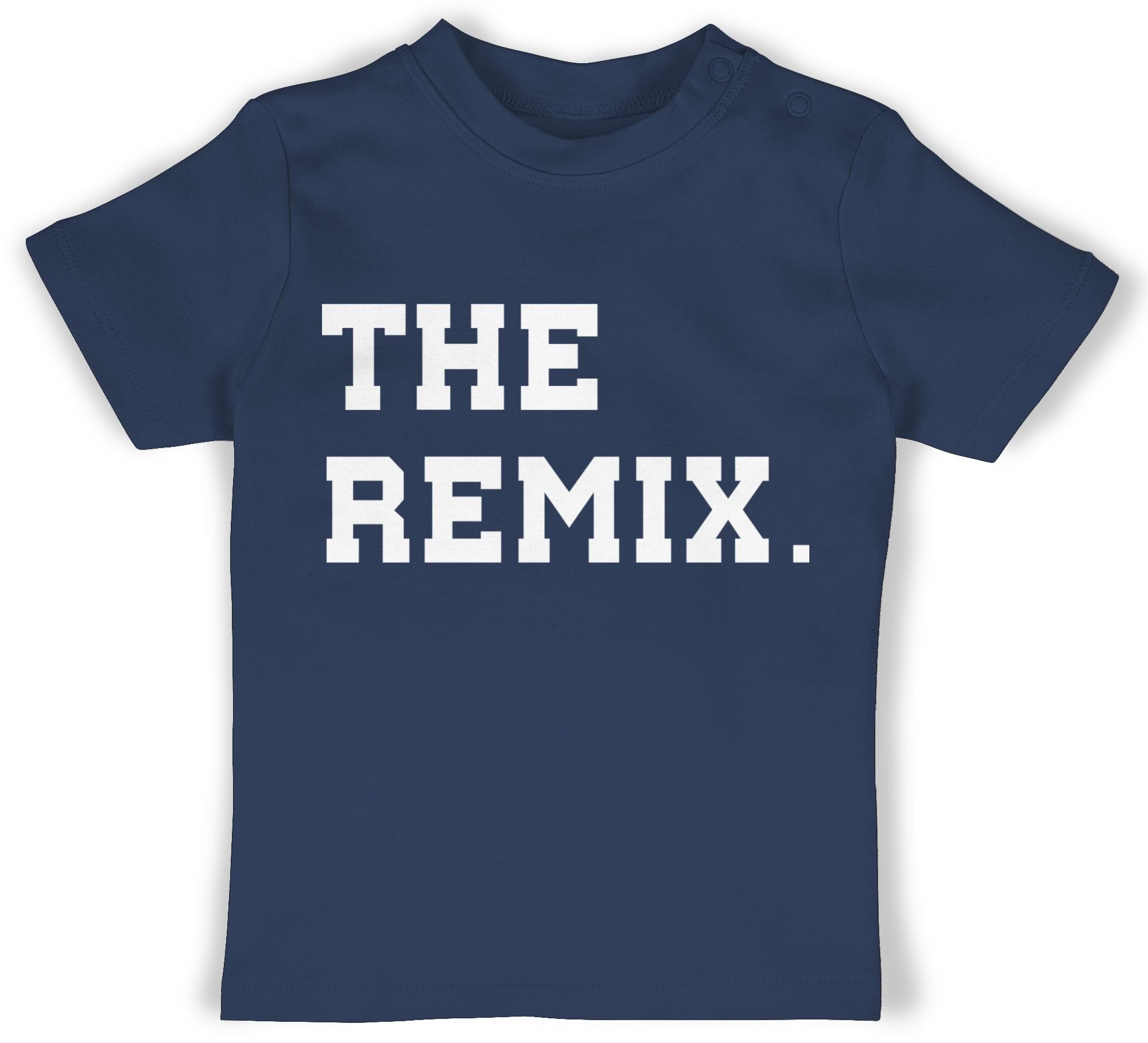 Shirtracer T-Shirt The Original The Remix Kind Partner-Look Familie Baby 1 Navy Blau