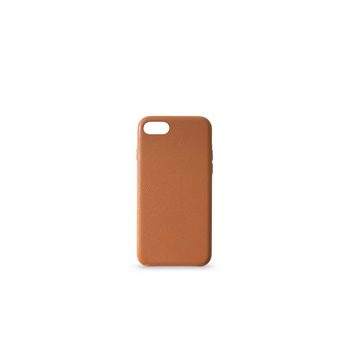 KMP Creative Lifesytle Product Handyhülle Echtleder Schutzhülle für iPhone 6/7/8, iPhone SE2, SE3, Brown 4,7 Zoll