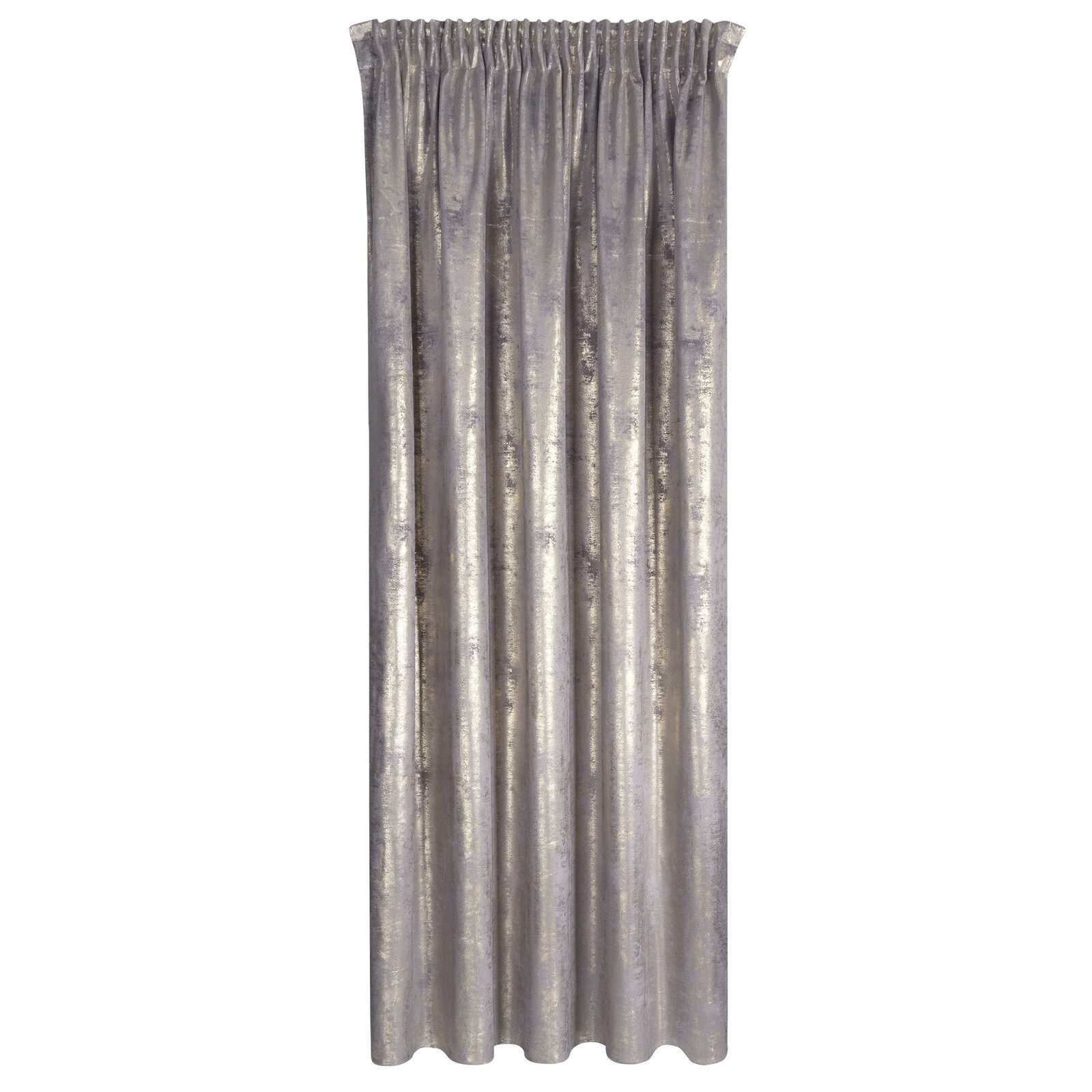 Eurofirany Vorhang Glamour Vorhänge zum Wohnzimmer Kräuselband Tunnelzug (1 St), Kräuselband, blickdicht, Polyester