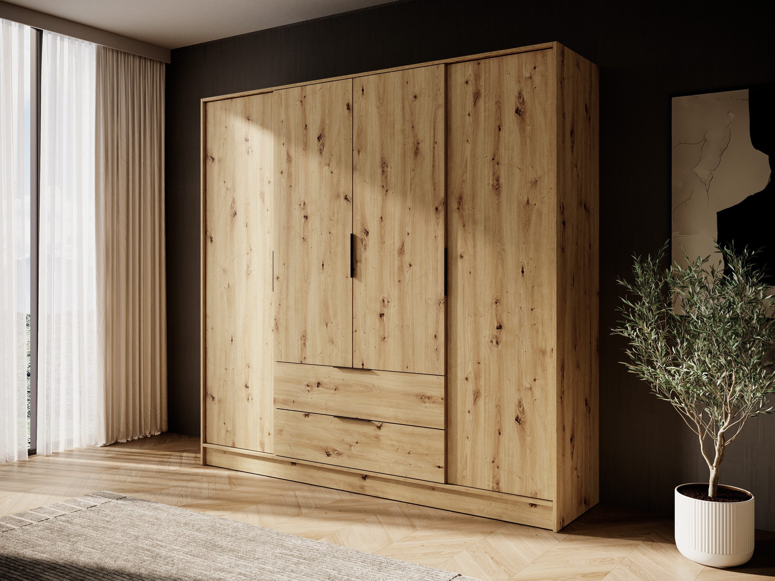 MOEBLO Drehtürenschrank SEVIA (Moderner und funktionaler günstig online kaufen