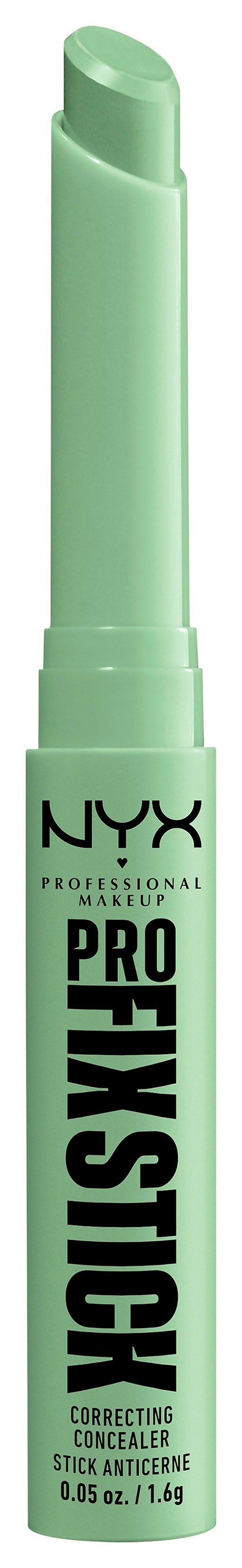 NYX Concealer NYX Professional Makeup Fix Stick Green, mit Hyaluron