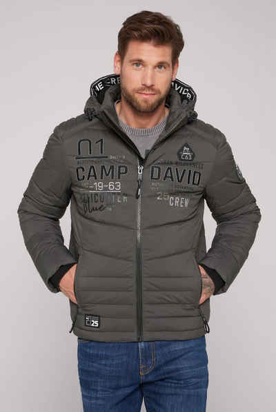 CAMP DAVID Outdoorjacke mit Windbreaker-Bündchen im Ärmel