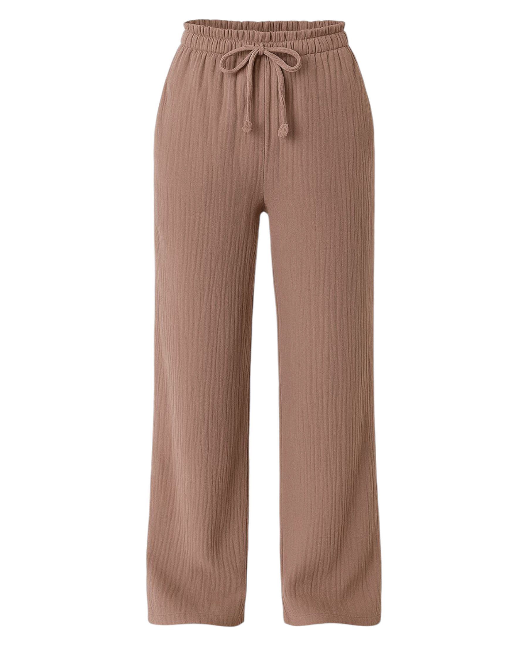 WENOR Palazzohose Damen Musselin-Hose - Sommerhose günstig online kaufen