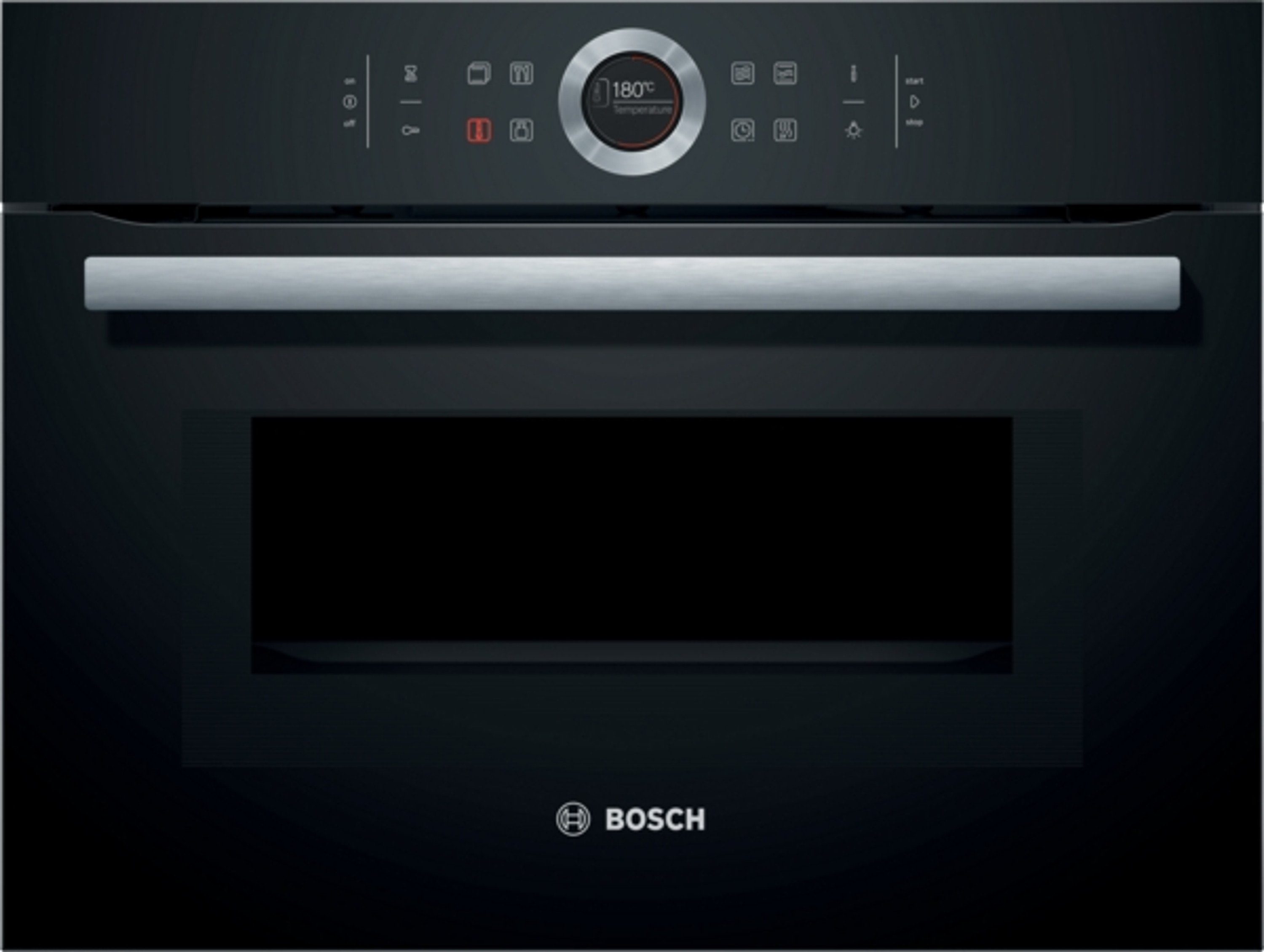 BOSCH Minibackofen CMG7761B1, TFT-Touchdisplay Plus,4D Heißluft,Air Fry,Heißluft sanft