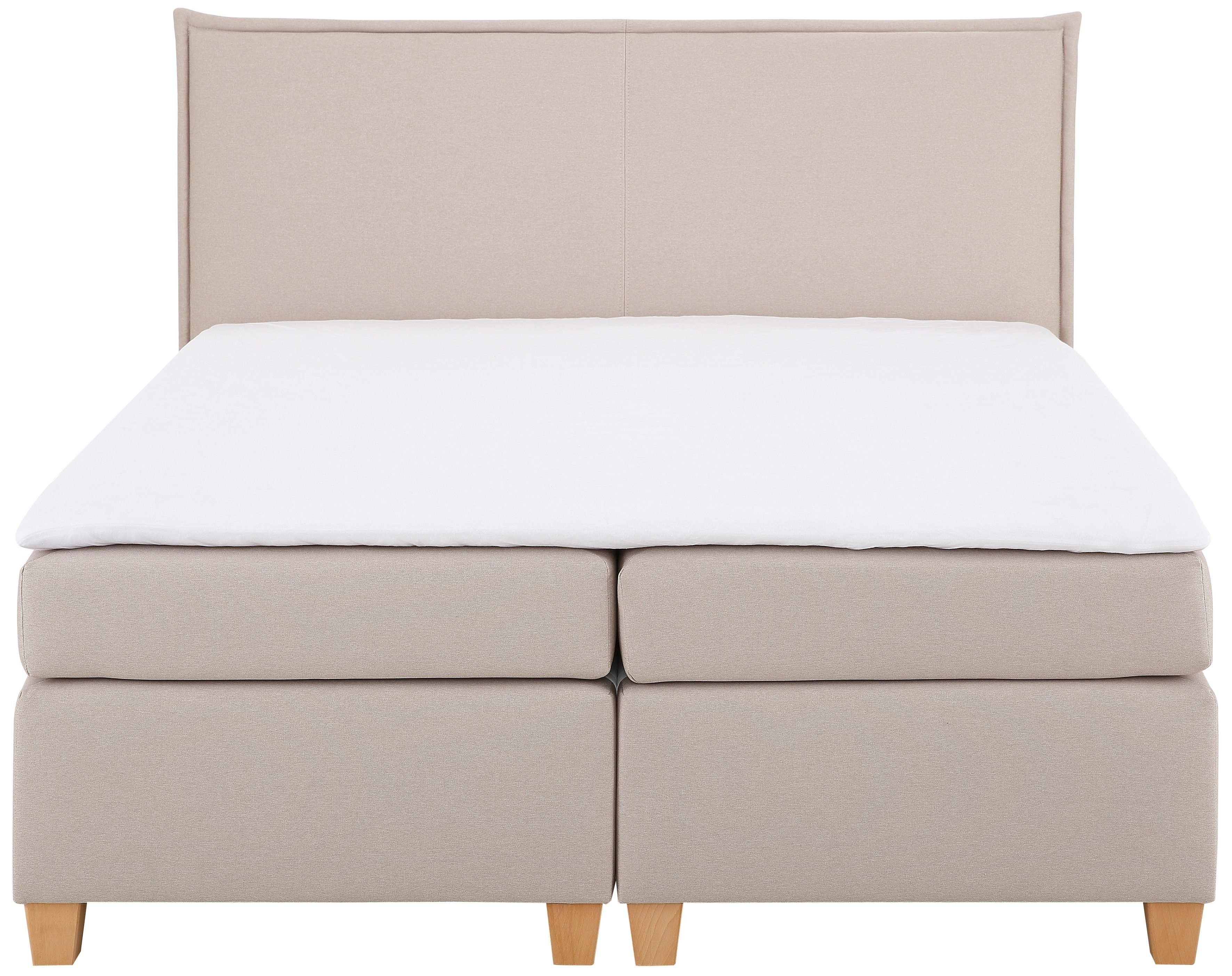 Home affaire Boxspringbett Houssay, inkl. Topper, 5 Breiten, 2 Härtegraden auch in Überlänge 220 cm