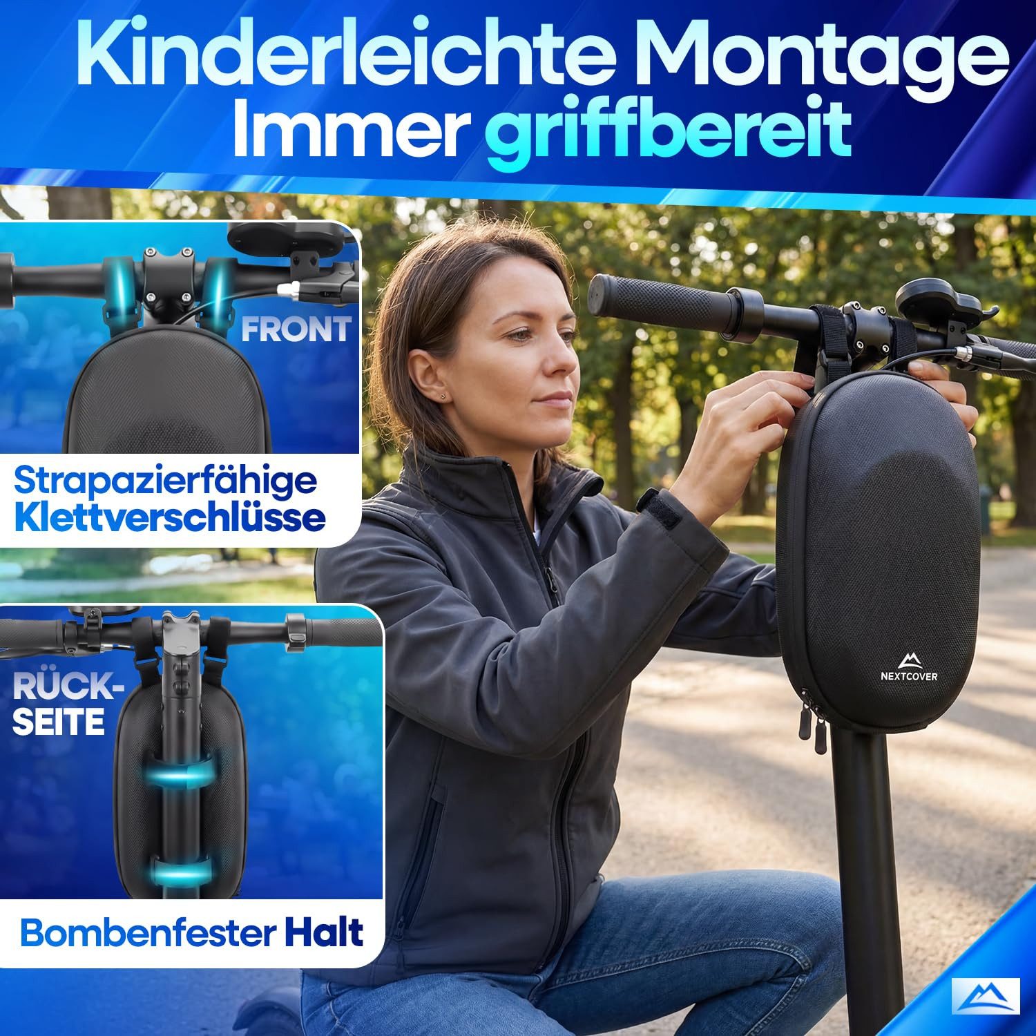 Nextcover Kettenschloss NEXTCOVER® E-Scooter Schloss [Steel-Secure-Technologie] – Bild 4 von 5