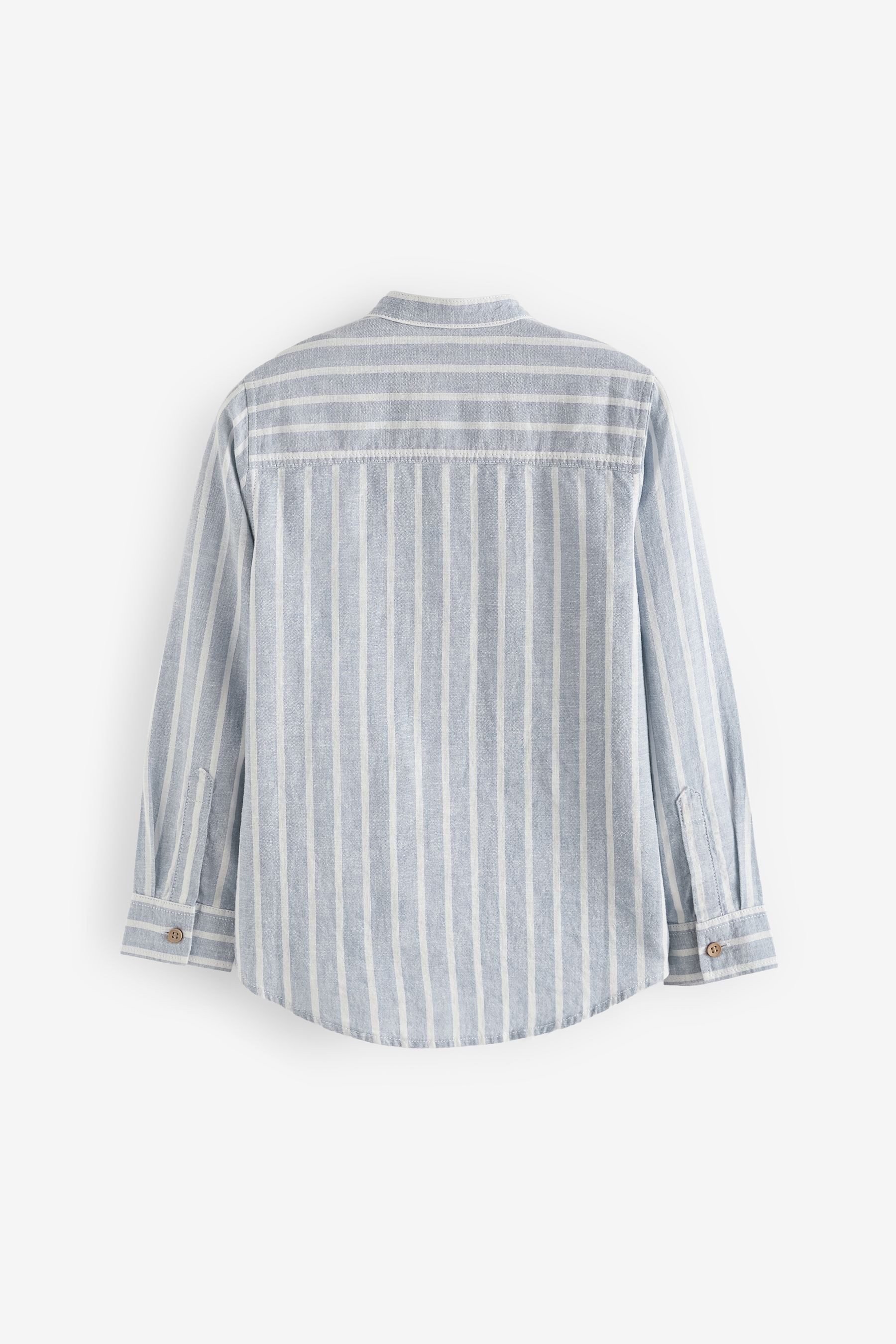 Next Langarmhemd Grandad-Hemd mit langen Ärmeln günstig online kaufen