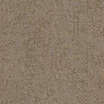 Tadessi Vliestapete Tapete Grafik Carlo M1-No.2835, Vliestapete, Braun, Bronze, Geomet