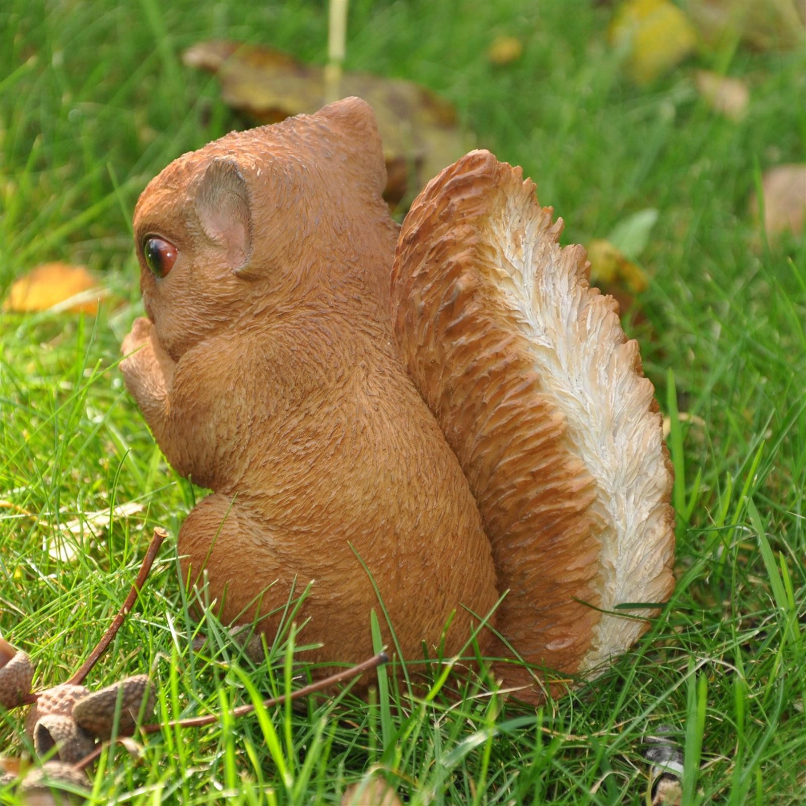 dazikemo Gartenfigur Dekofigur Gartenfigur Eichhörnchen