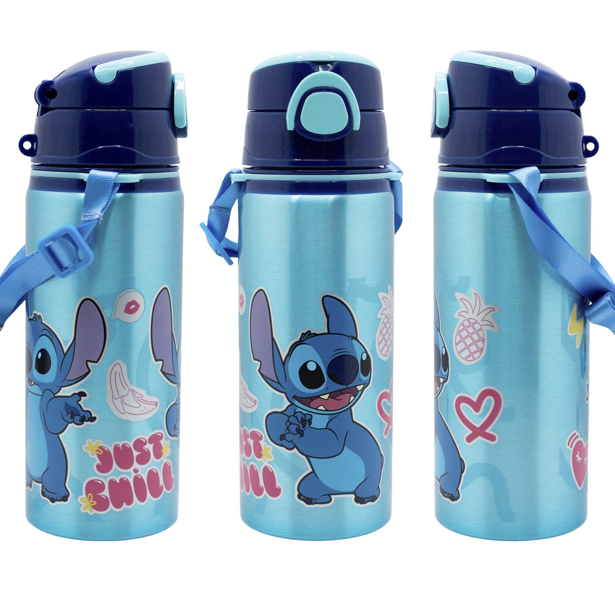 Trinkflasche Disney Stitch Aluminium Wasserflasche Flasche 730 ml