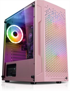 Kiebel Zindarella V PC-Komplettsystem (24", AMD Ryzen 5 AMD Ryzen 5 4600G, Radeon Vega, 32 GB RAM, 2000 GB SSD, RGB-Beleuchtung, WLAN)