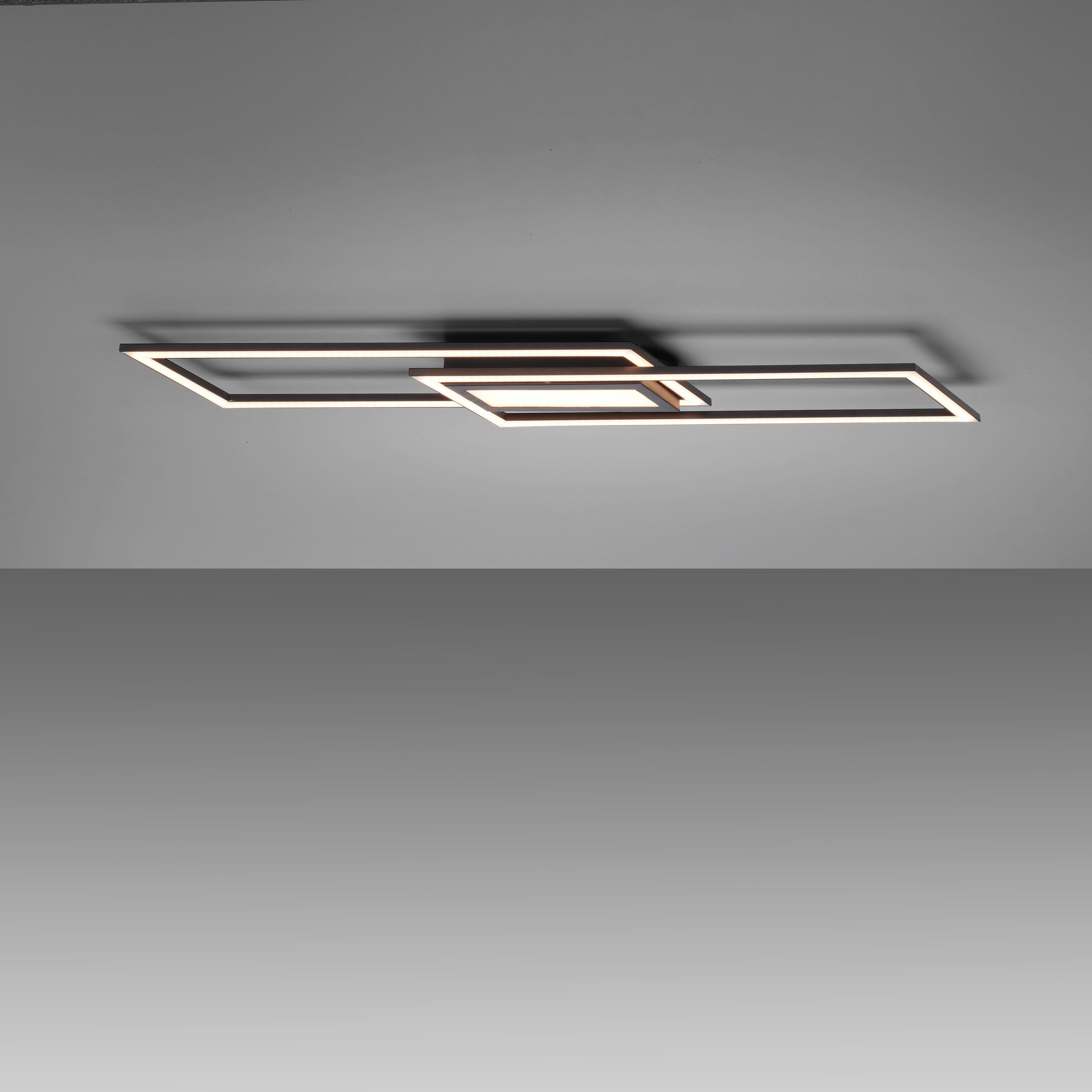 Leuchten Direkt Deckenleuchte ASMIN, steuerbar separat LED fest Warmweiß, separat (Schalter) (Schalter), steuerbar LED, integriert
