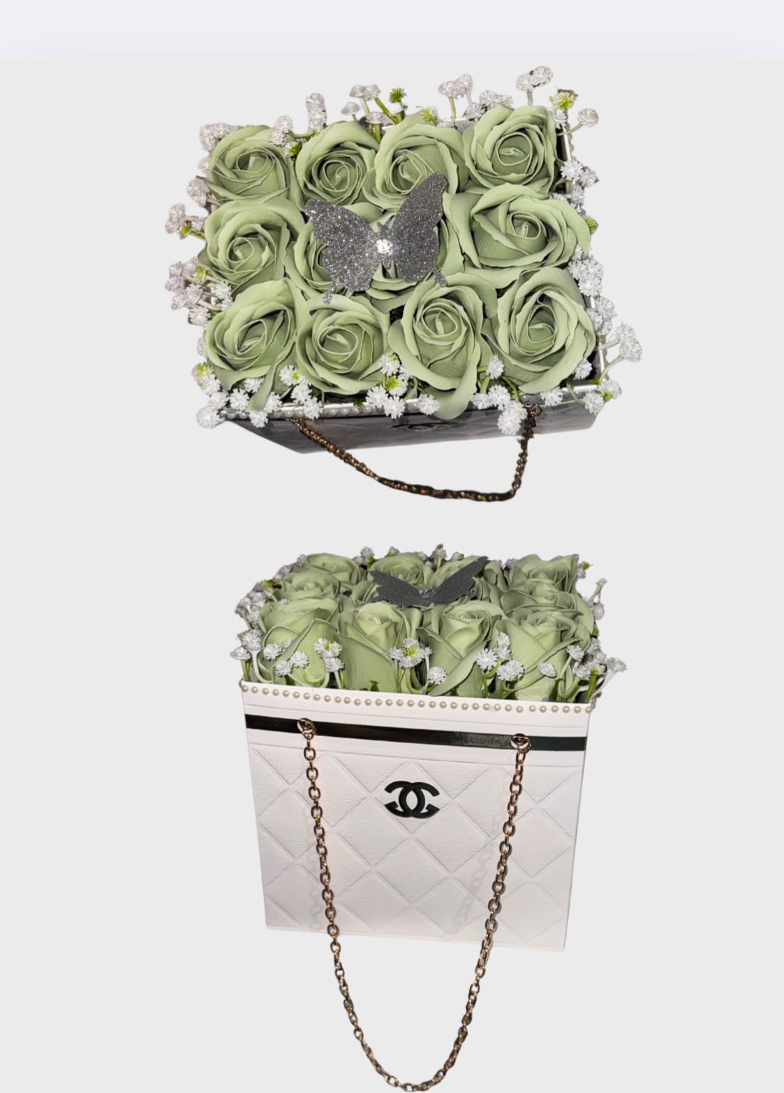 Kunstblumenstrauß Seifenrosen Rosen aus Seife Blumenstrauß günstig online kaufen