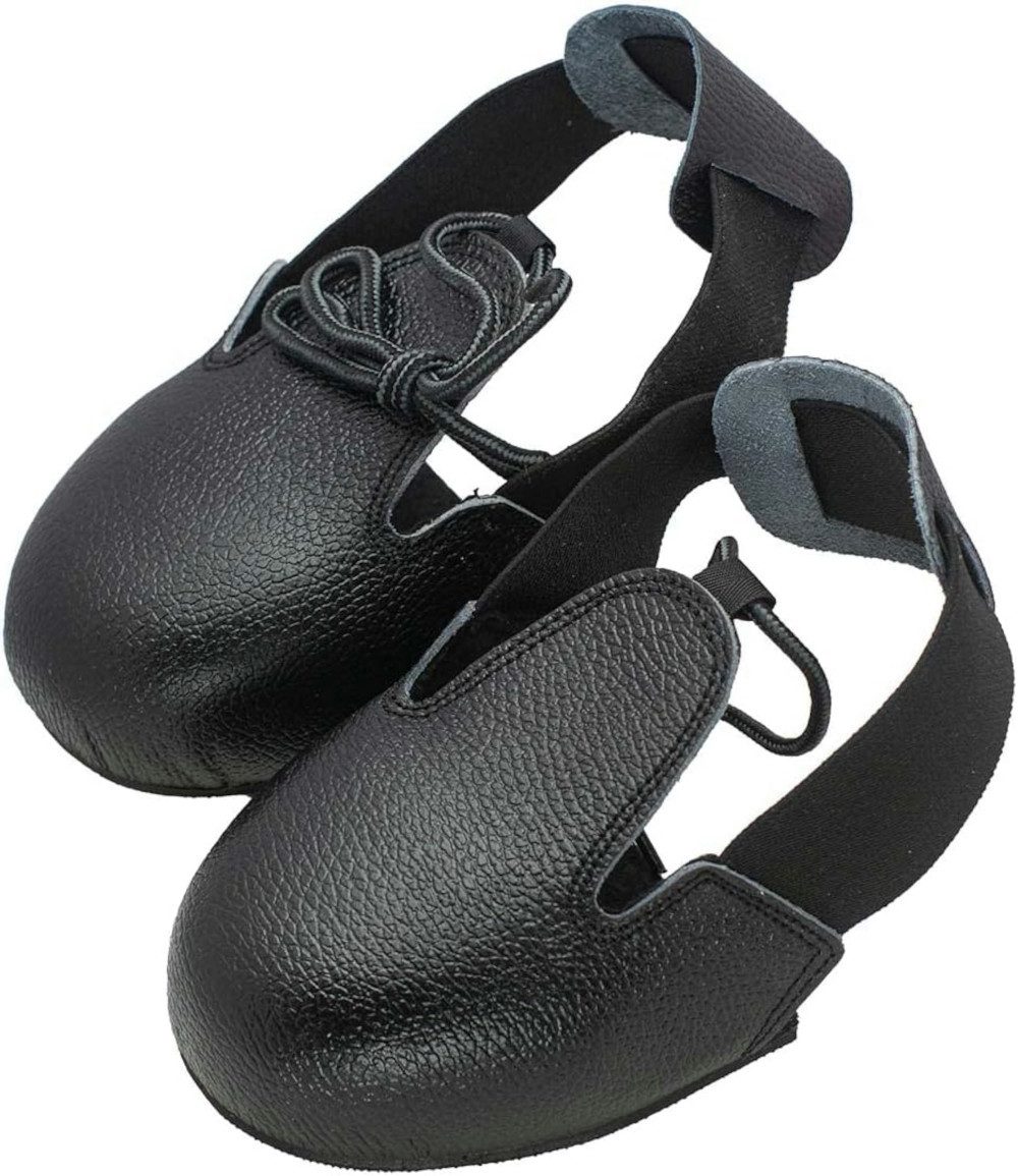 UE Stock Schuhüberzieher Sicherheitüberzieher mit Stahlkappe Schuhabdeckung Verstellband Passend für die meisten Schuhgrößen
