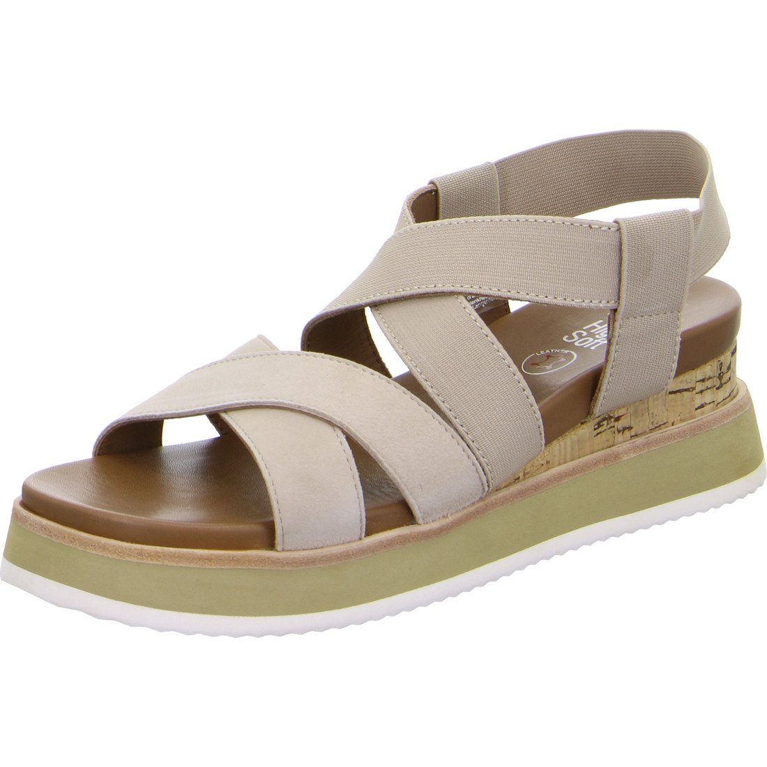 Sandalette Valencia Materialmix Schuhe, Sandalette - beige Ara Ara 047924