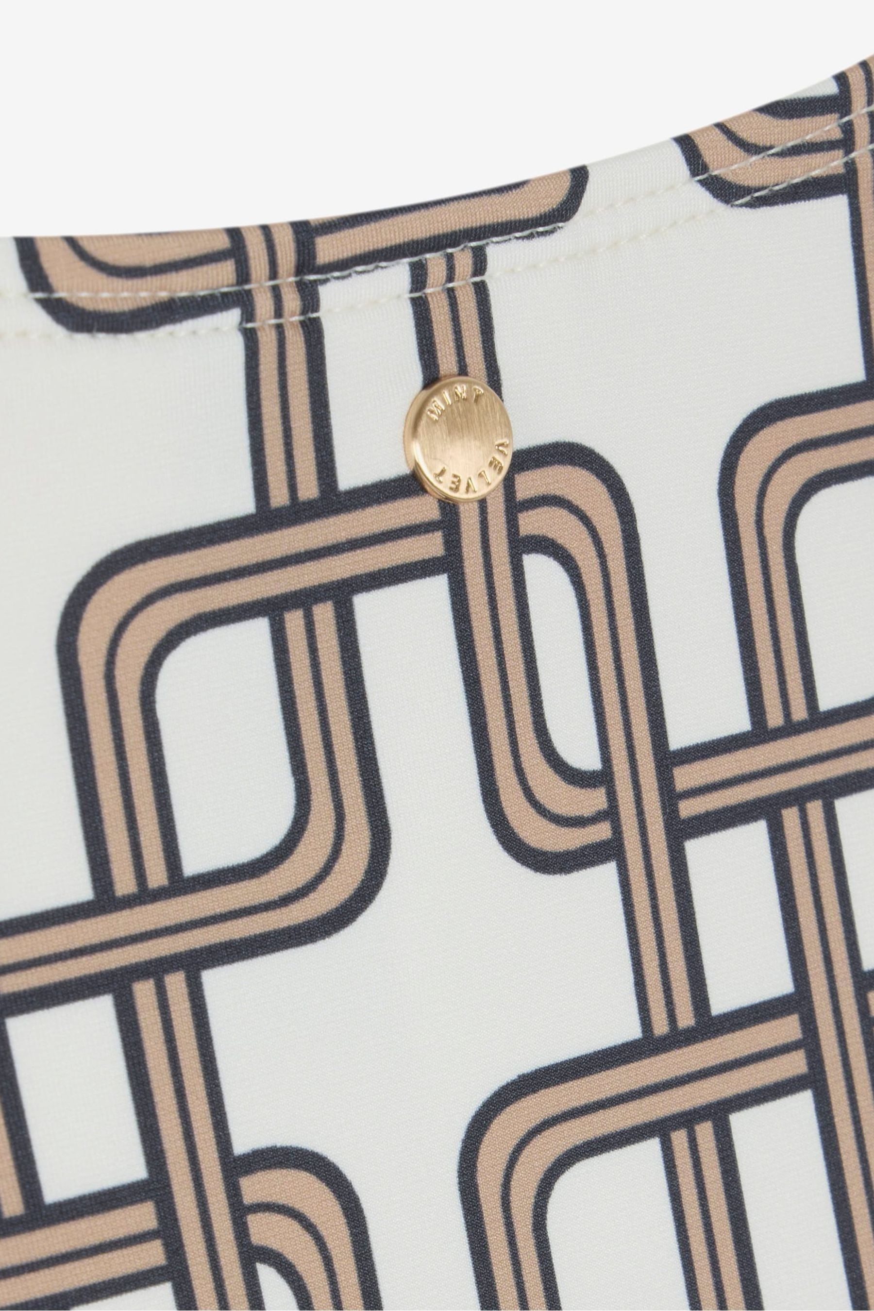 Mint Velvet Bikini-Hose Mint Velvet Hohe Bikinihose mit Metalldetails (1-St)