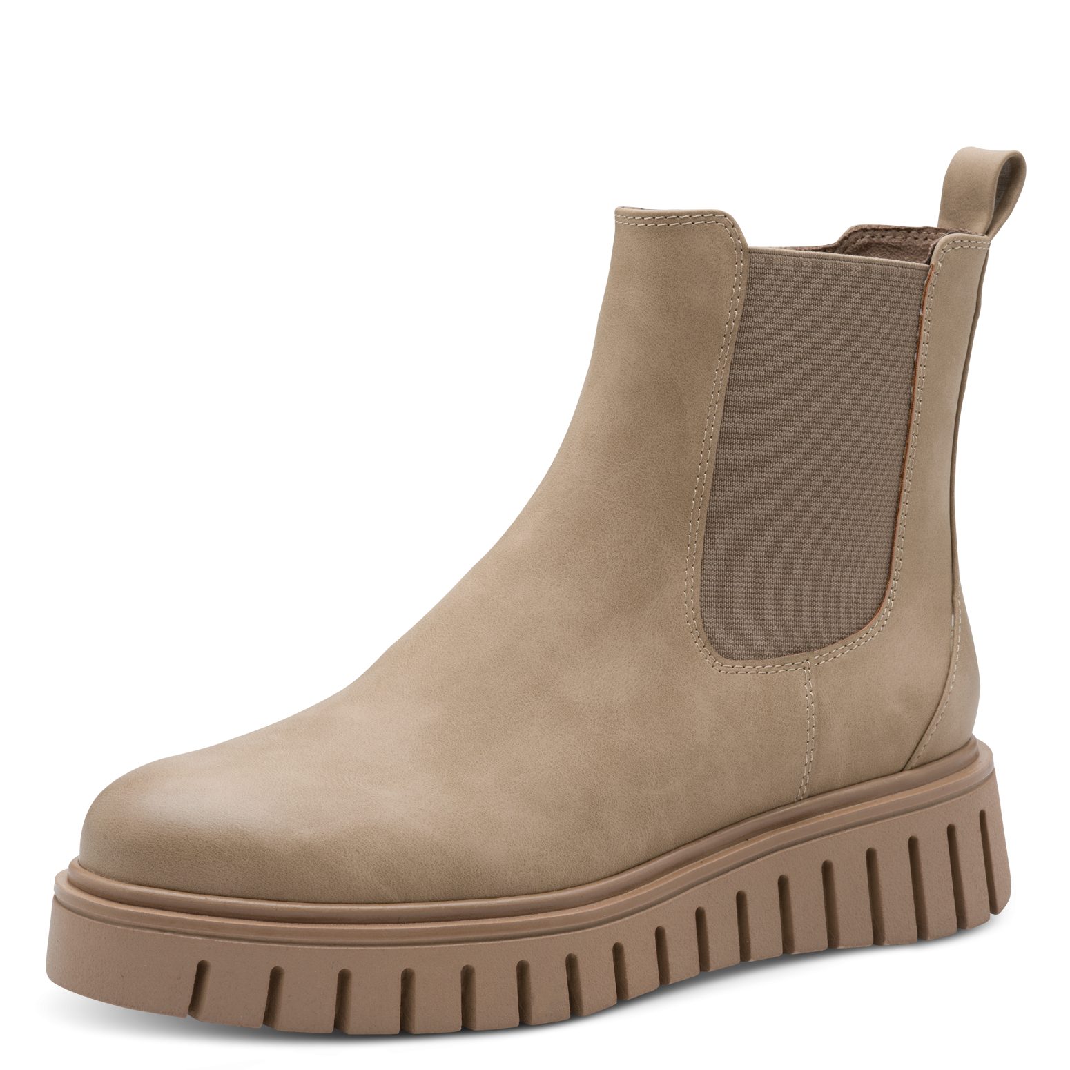 MARCO TOZZI Chelseaboots, Keilsabsatz, Plateau, Stiefelette mit Feel Me-Aus günstig online kaufen