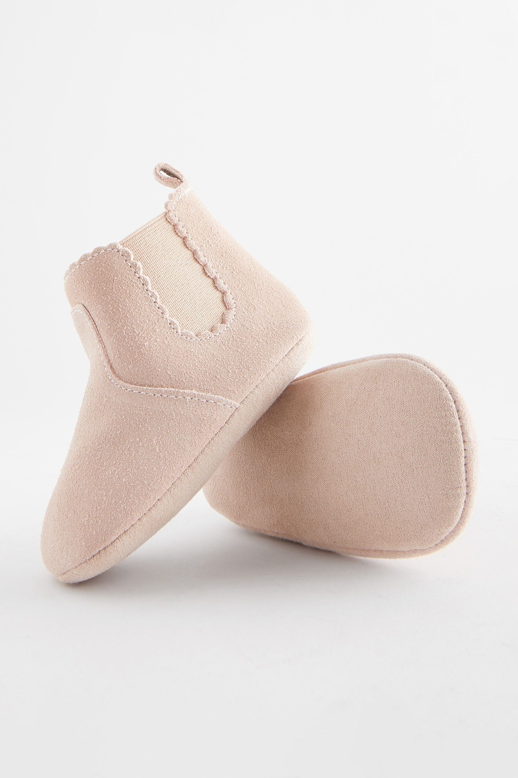 Baby-Chelsea-Stiefeletten Babystiefel Leather (1-tlg) Next Pink