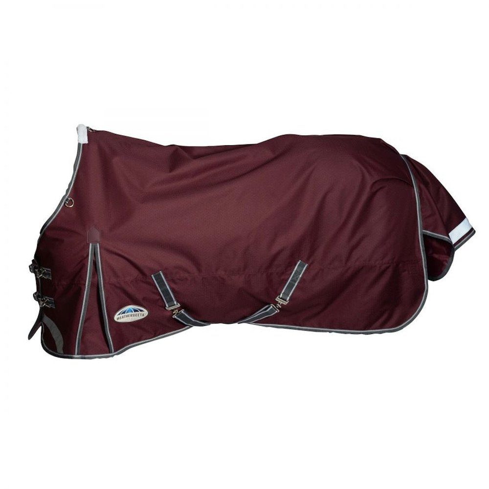 WeatherBeeta Pferde-Regendecke Weatherbeeta Comfitec Plus Dynamic II Standard Lite 0g - maroon/grey/white