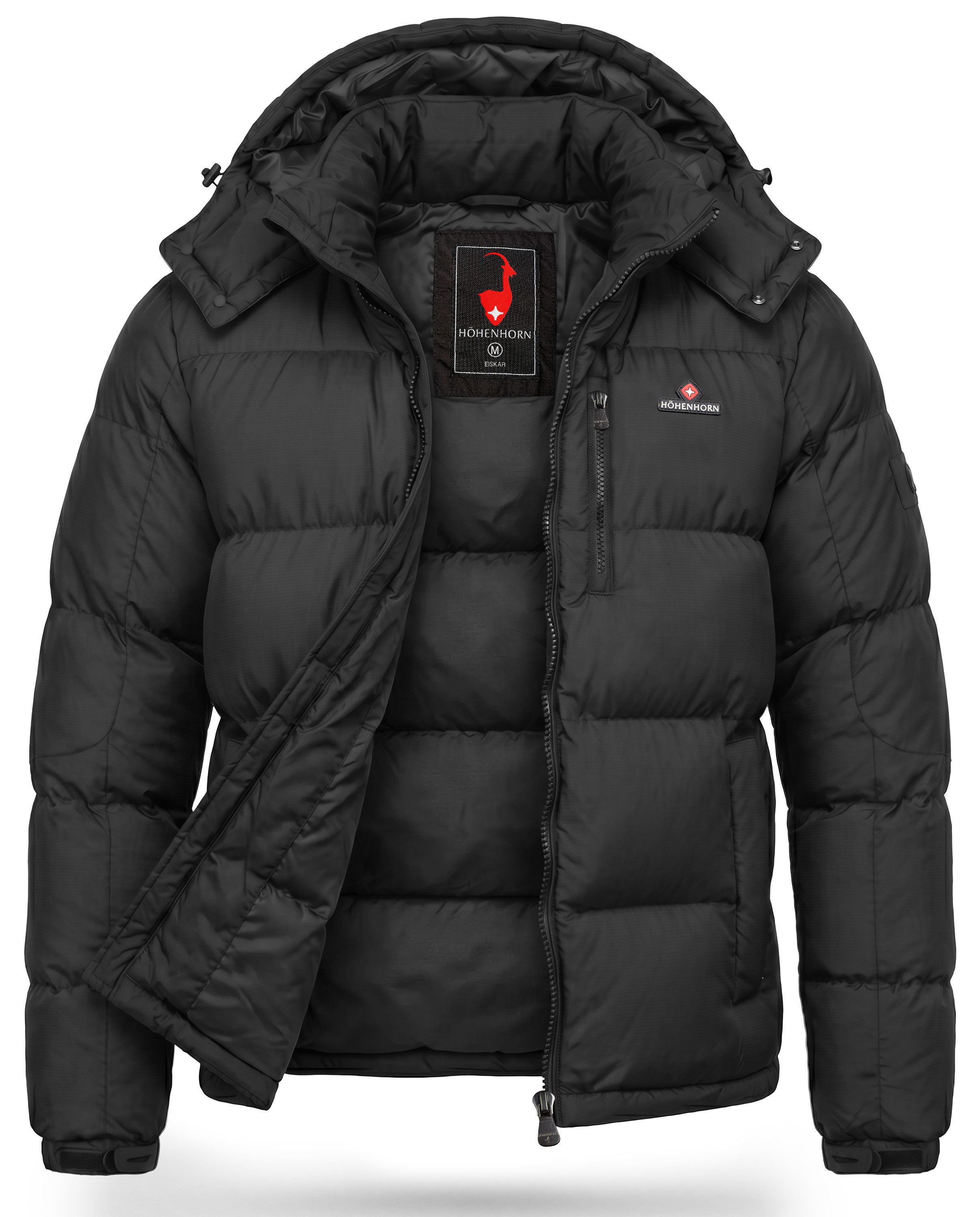 Höhenhorn Winterjacke Eiskar Herren Winter Jacke Gefüttert Steppjacke für Männer