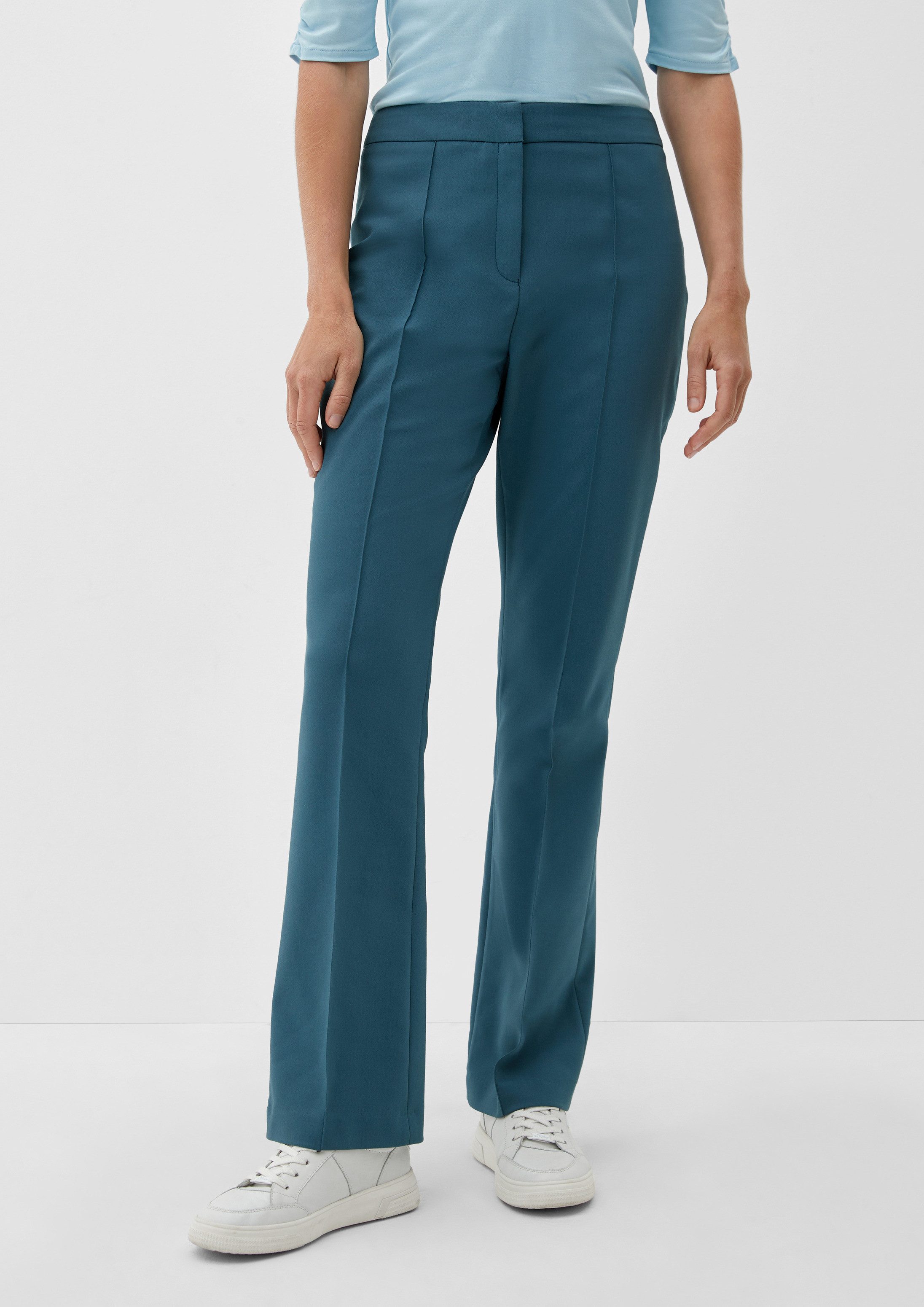 s.Oliver T-Shirt Hose Regular: Stoffhose mit Flared Leg