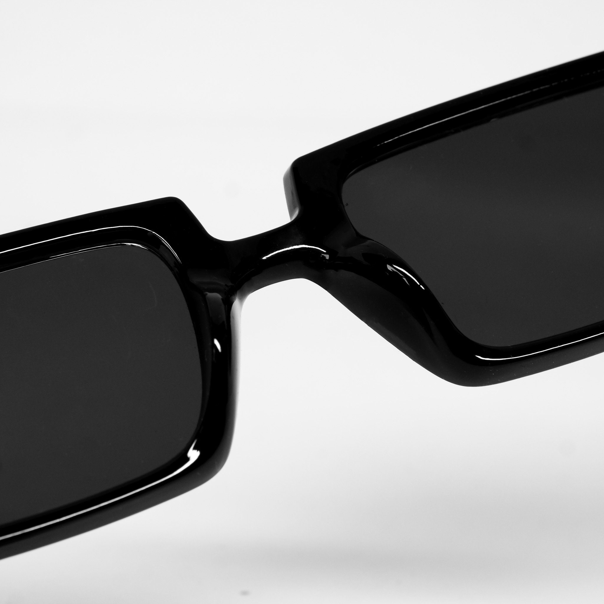 salazar.plus Sonnenbrille Breit Rechteckig Unisex 2 Farben Damen Herren Brille Schwarz Weiss – Bild 5 von 5