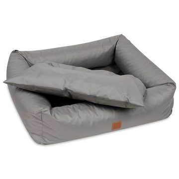 NYVI Tierbett Hundebett NYVIPet Maurice Hundekissen Hundesofa, Polyester, Herausnehmbares, Viskoelastisches Kissen - Für Mittlere & Große Hunde