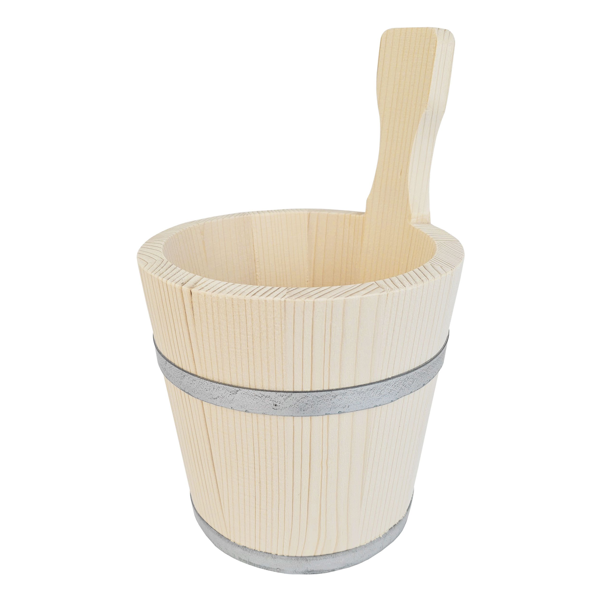 Hofmeister Aufgusskübel Holzbottich 2,5 l mit einem Griff