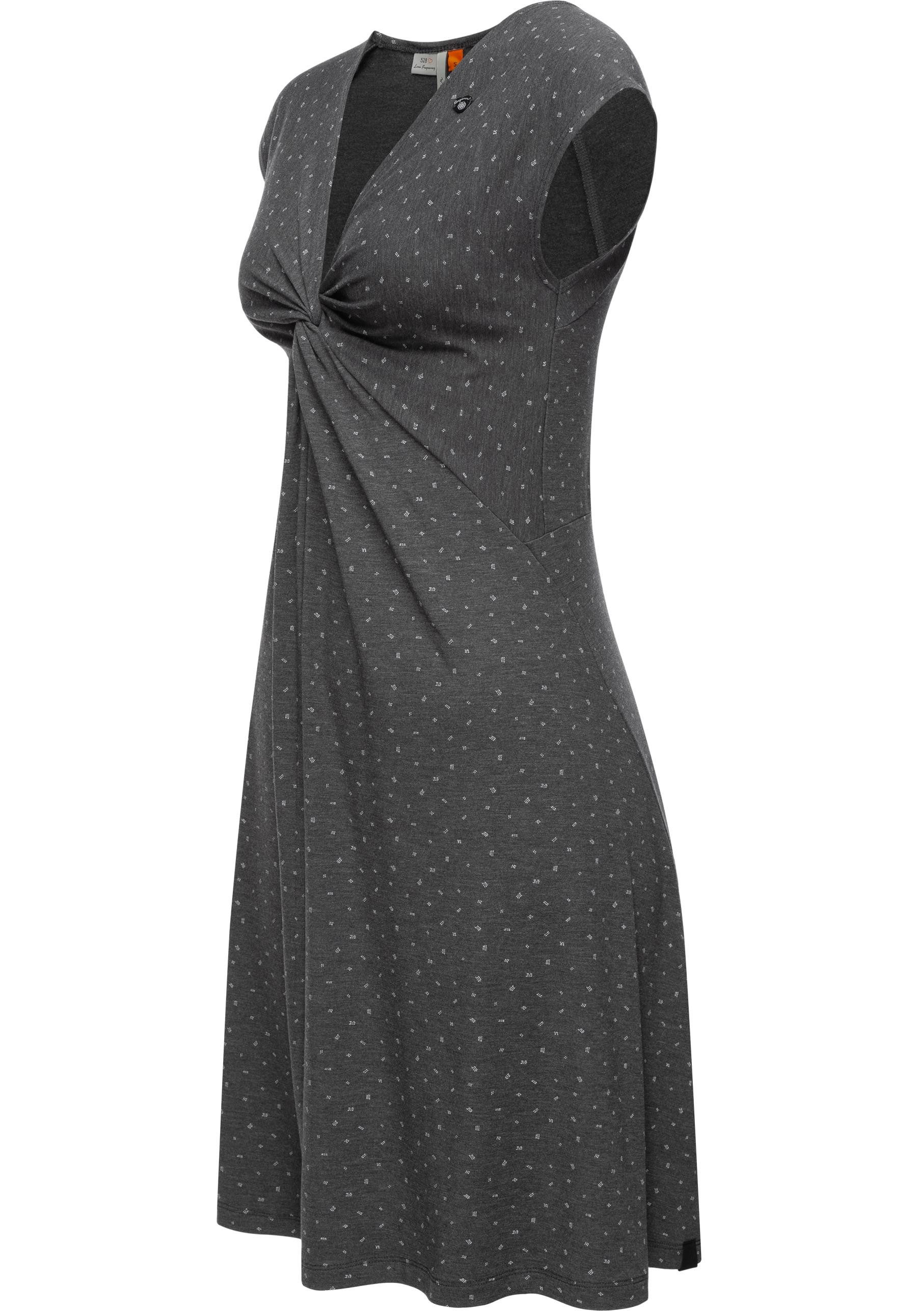 Ragwear Wickelkleid Comfrey stylisches Sommerkleid mit tiefem V-Ausschnitt