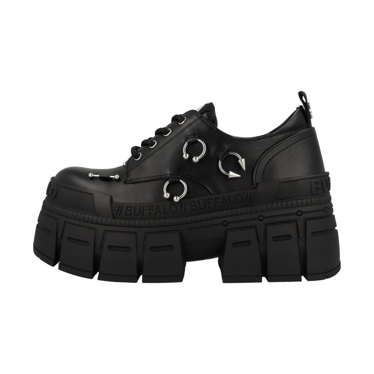 Buffalo Gospher Lace Up Punk Damen Schnürschuh Halbschuhe, Freizeitschuhe, günstig online kaufen