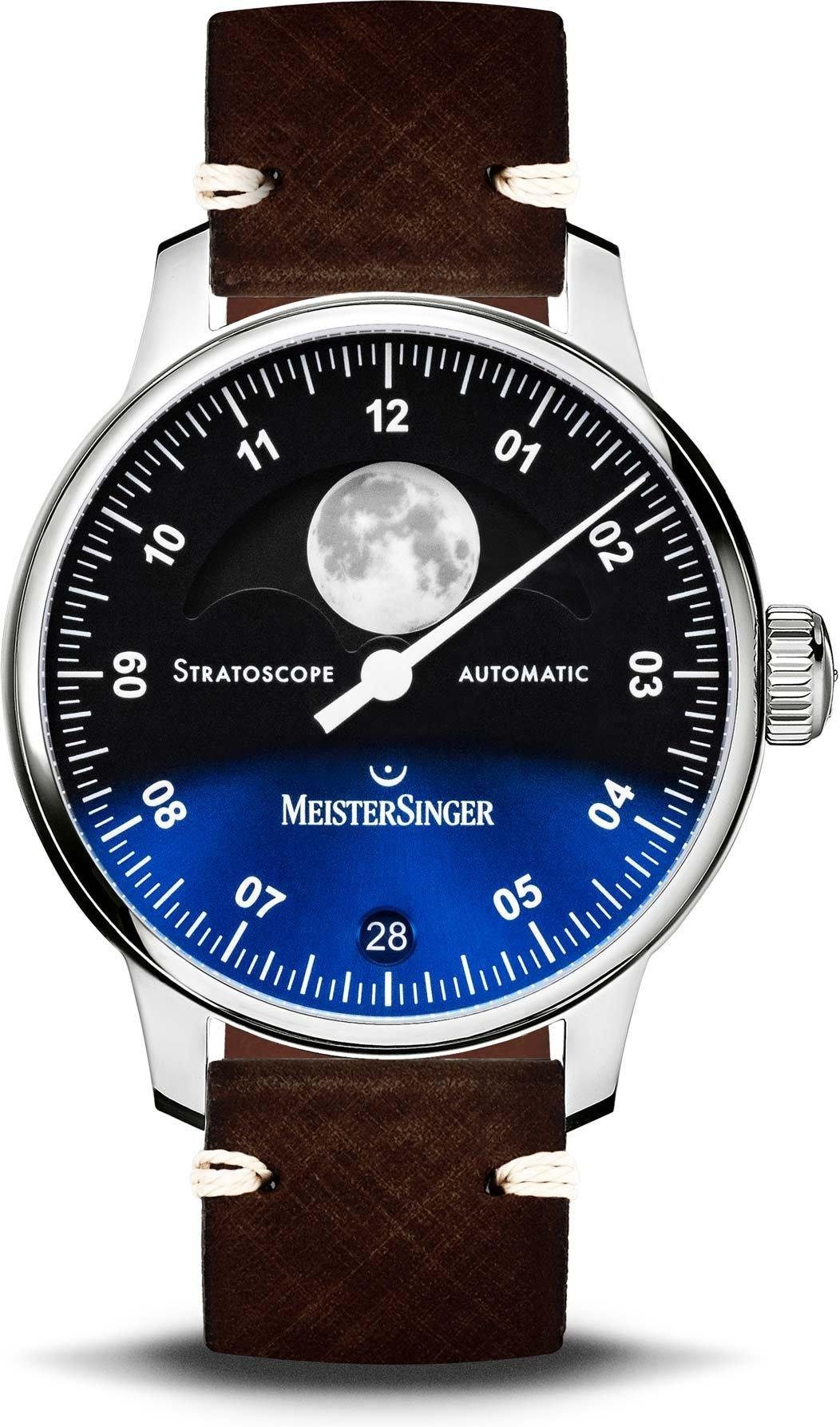 Meistersinger Automatikuhr MeisterSinger Stratoscope ST982 Herren Automatikuhr