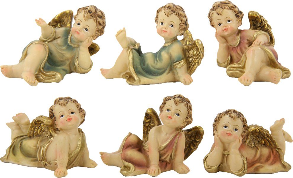 Engelfigur Engel liegend 6-teilig 4,7 cm