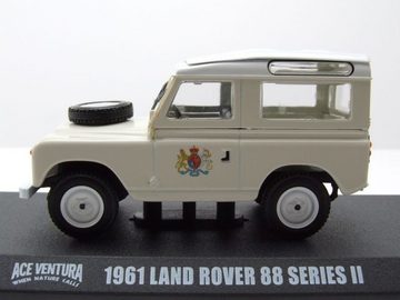 GREENLIGHT collectibles Modellauto Land Rover 88 Series IIa 1961 beige Ace Ventura Modellauto 1:43 Greenl, Maßstab 1:43