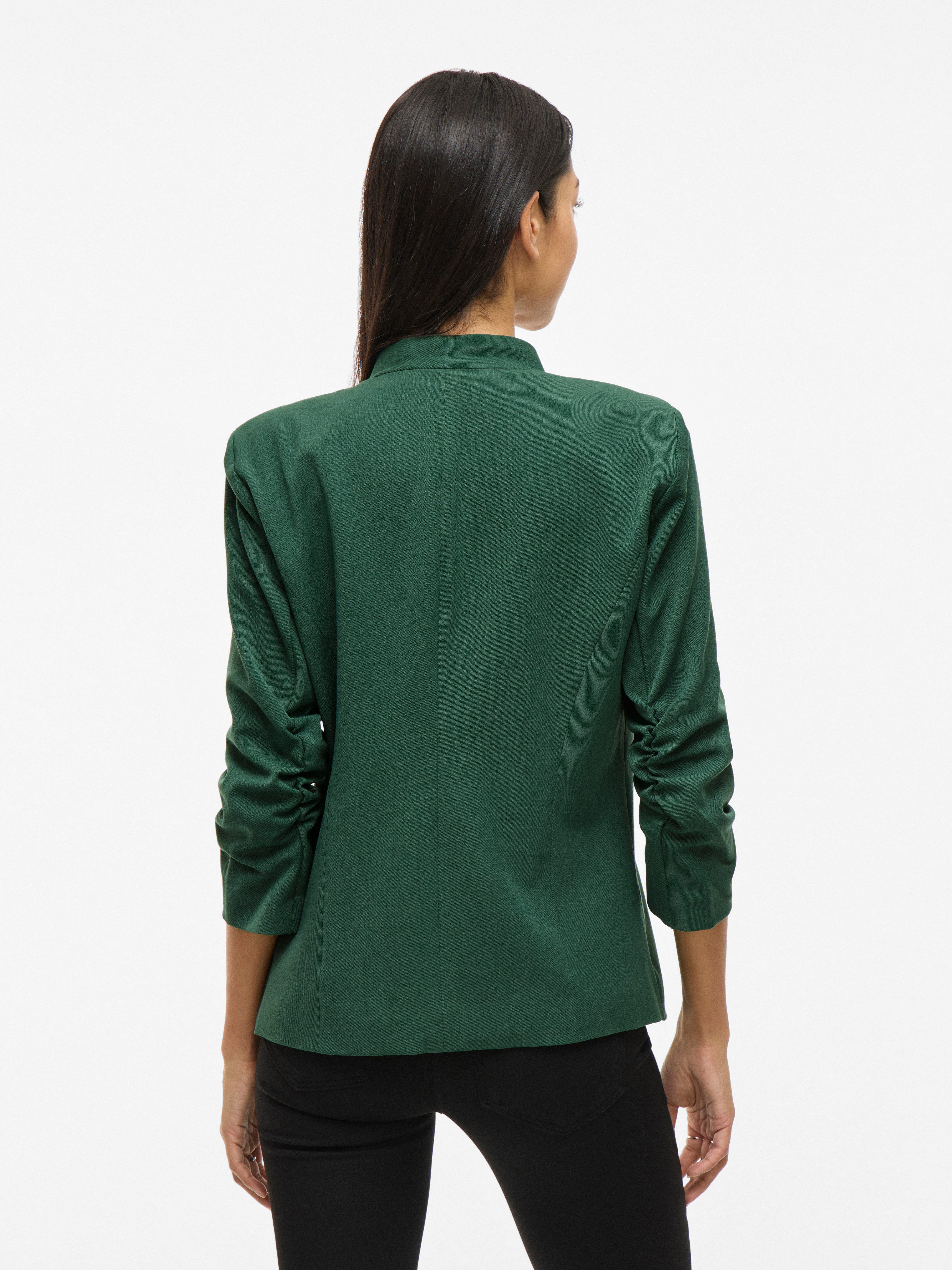 Vila Kurzblazer VIHER NEW 3/4 BLAZER -NOOS Materialmix, regular fit – Bild 4 von 5