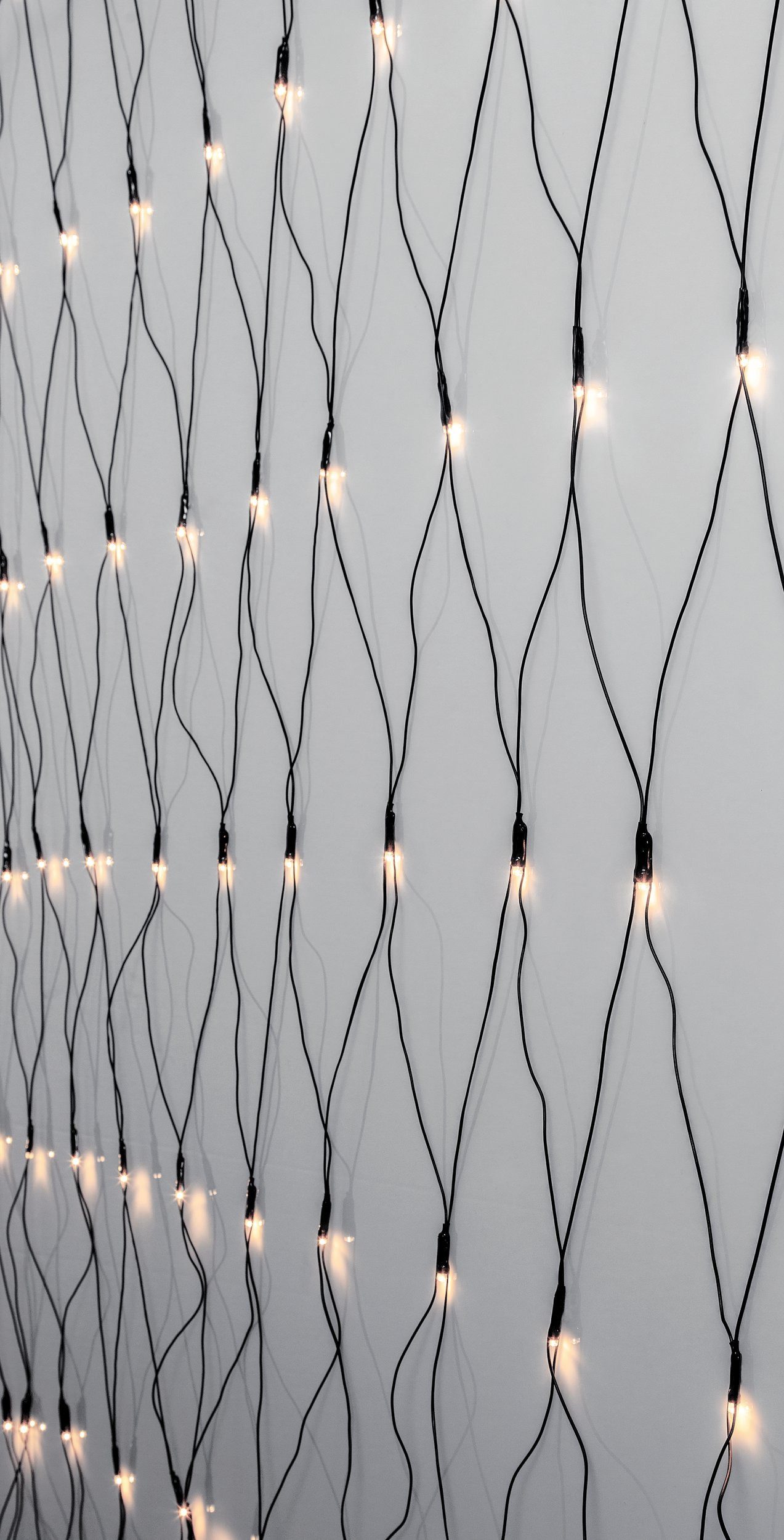 LED-Lichterkette Crispy ice white