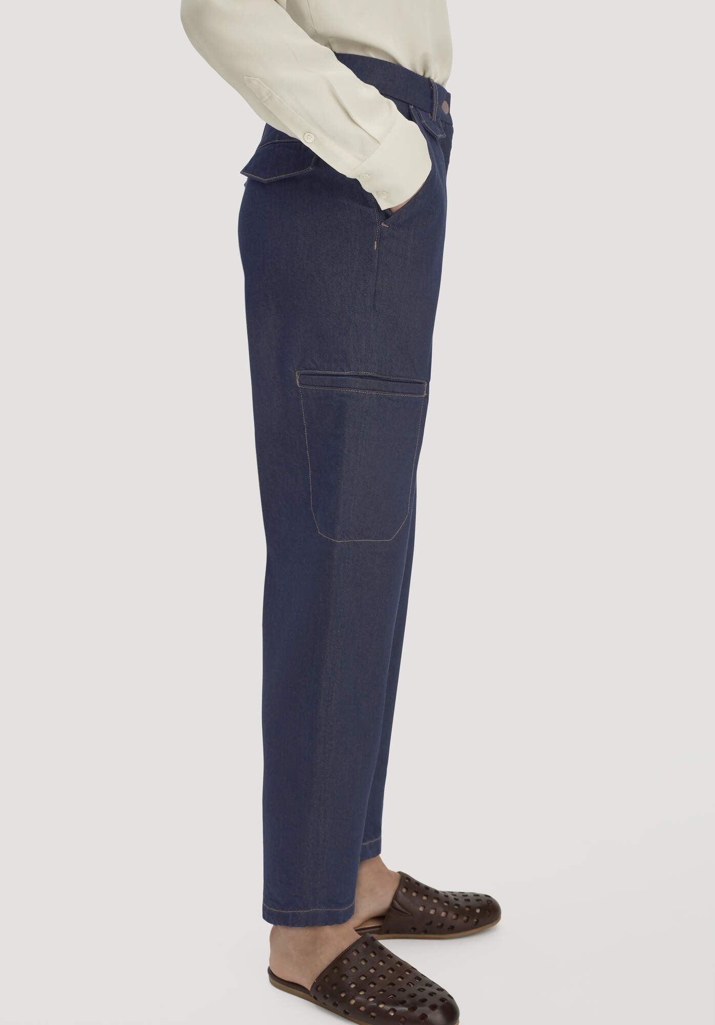 Hessnatur Bequeme Jeans aus reinem Bio-Denim (1-tlg) aus reinem Bio-Denim