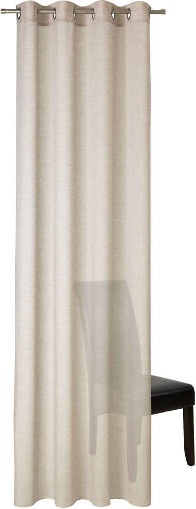 Vorhang Allure, Neutex for you!, Ösen (1 St), halbtransparent, Jacquard, Ösenschal mit Metallösen, Breite 140 cm, nach Maß