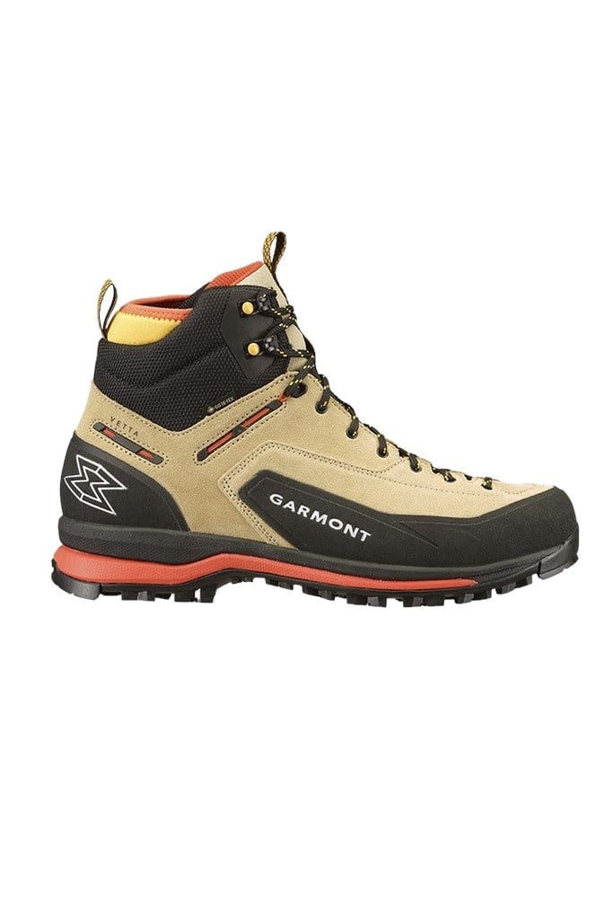 Garmont Vetta Tech GTX (Veloursleder, wasserdicht) beige/rot Herren Wanderschuh
