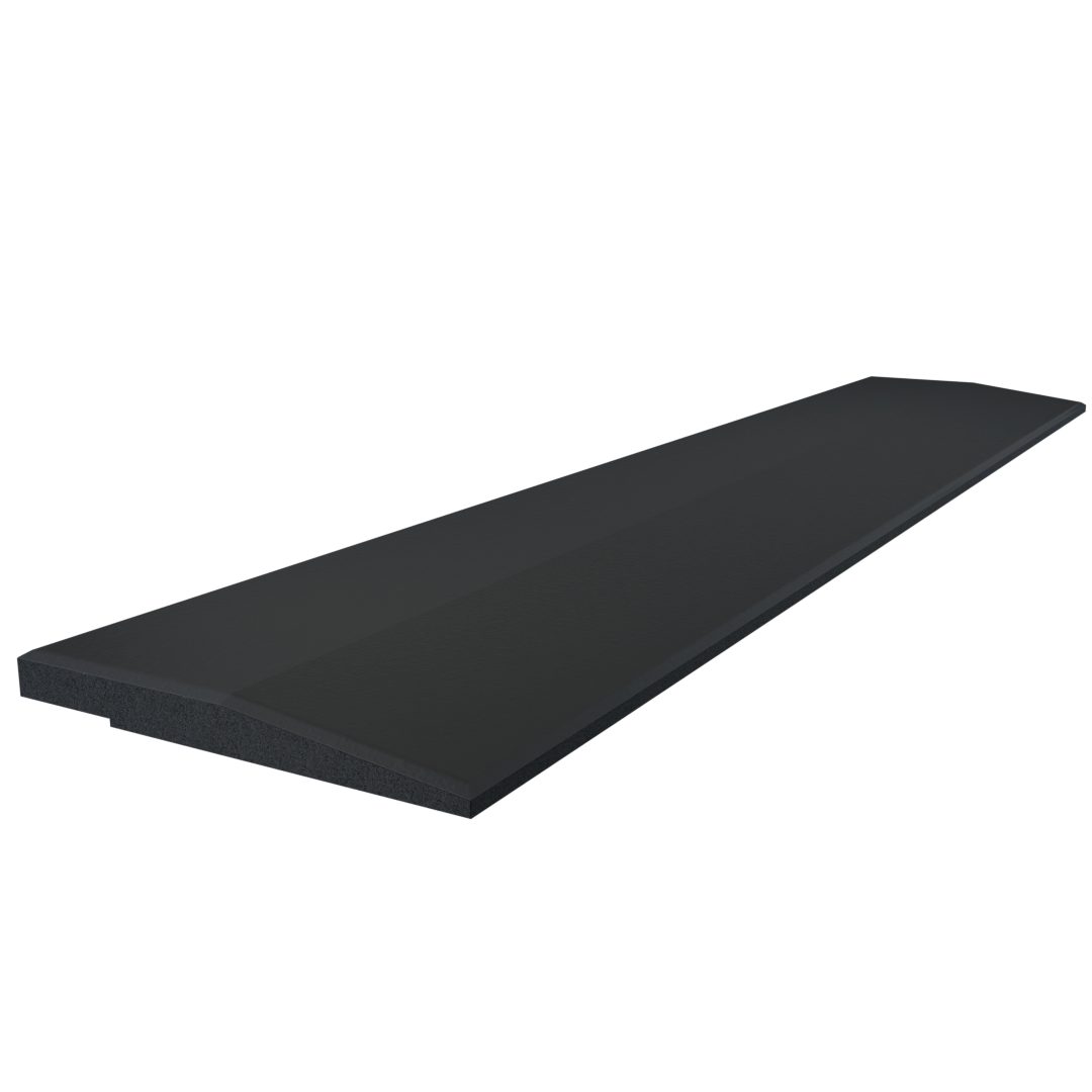 Flow Fitness Bodenschutzmatte Flow Fitness Rampenprofil - Gummi mit wasserdichter SBR-Schicht - 100