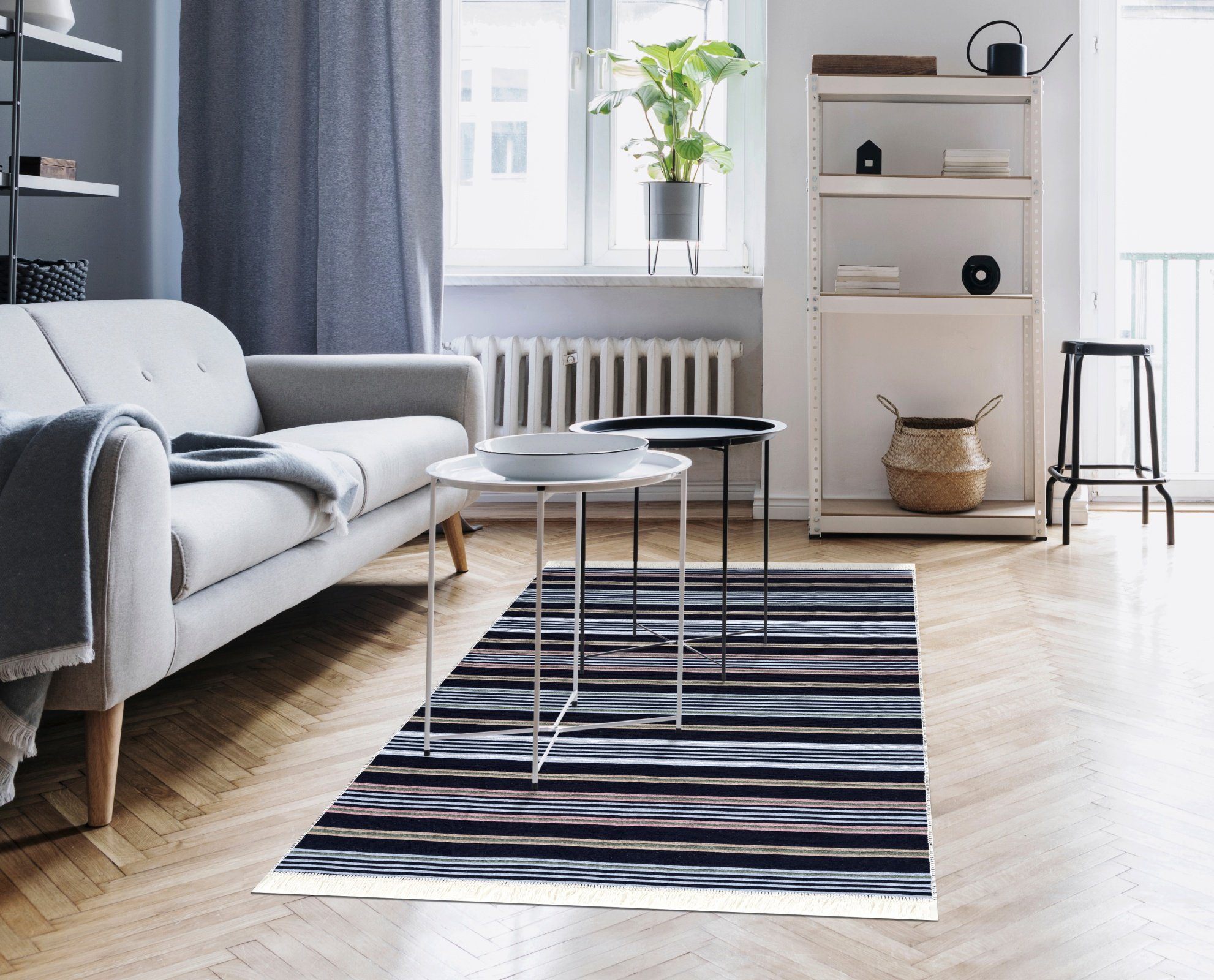 Teppich Urban, Happy Rugs, rechteckig, verwendbar beidseitig waschbar