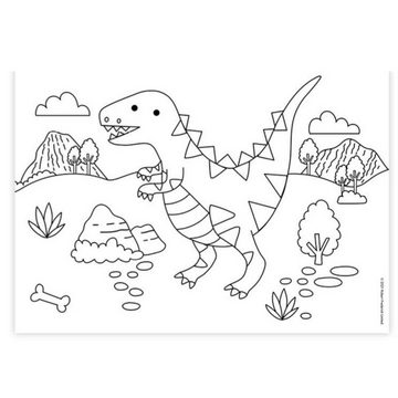 suebidou Kreativset Dinosaurier-Kunst-Aktivitätsset vielseitiges Bastelset für Kinder