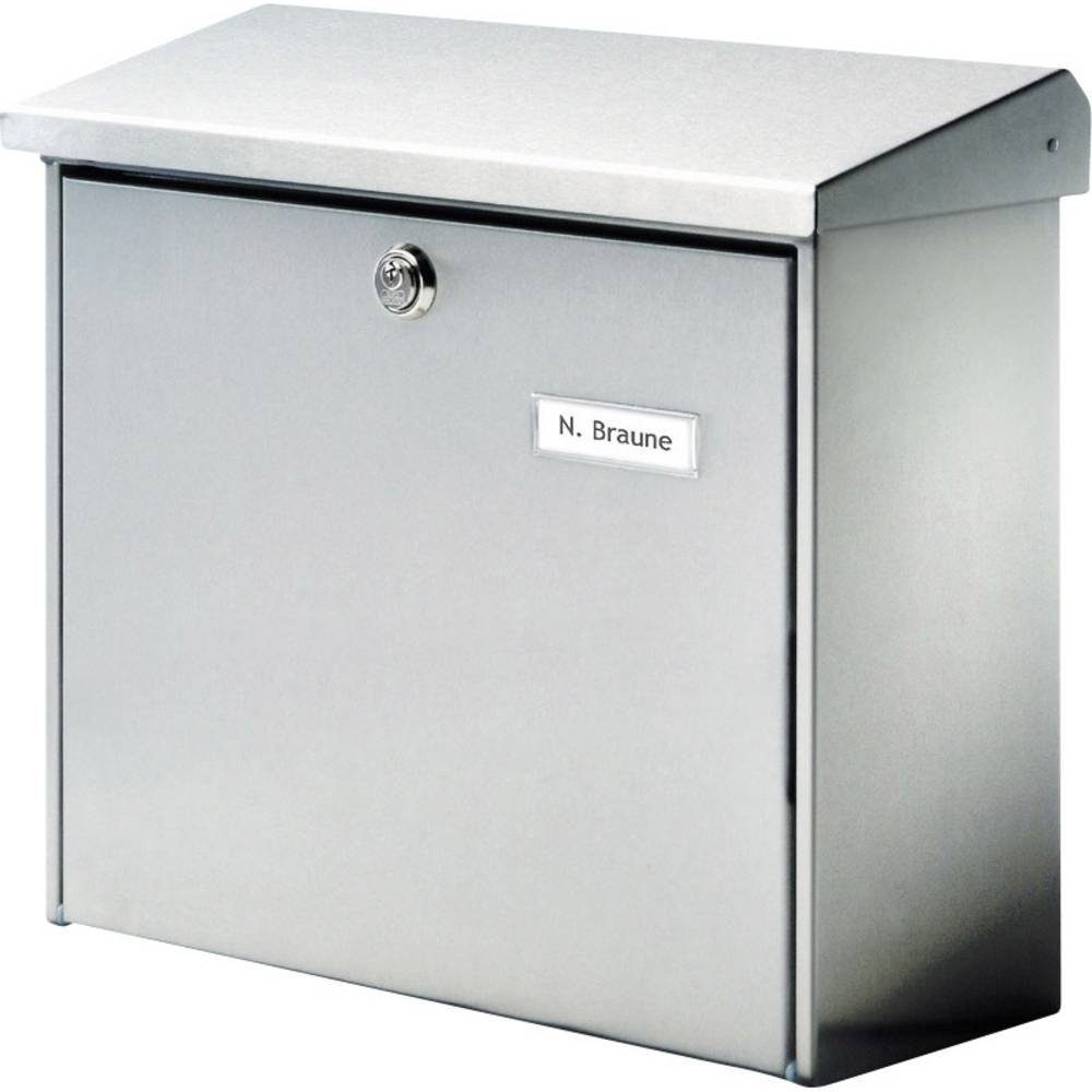 Burg Wächter Briefkasten Edelstahl-Briefkasten Comfort 3913 Ni 4190