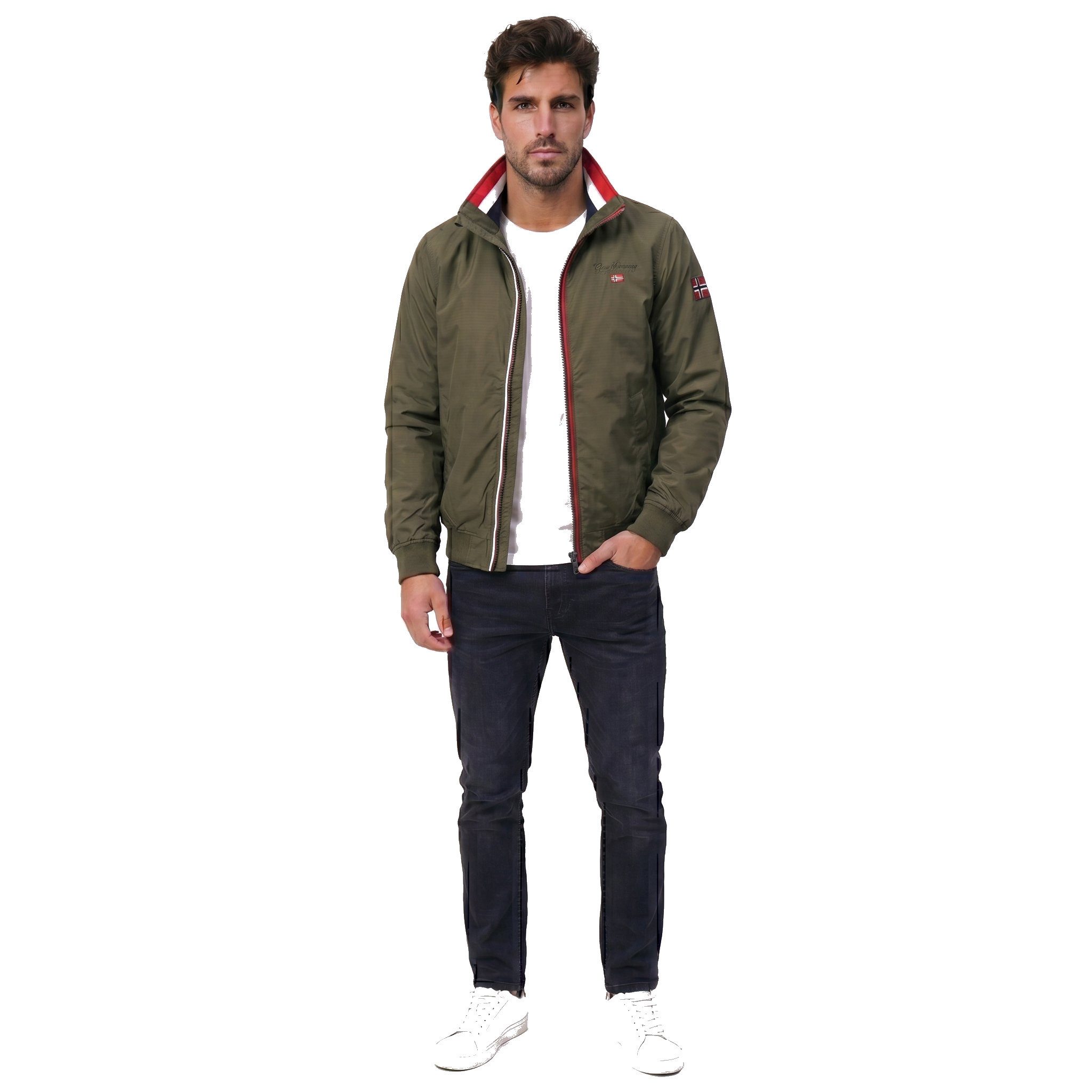Geographical Norway Steppjacke Herren leichte Übergangsjacke, wasserabweisend Herbst & Frühling