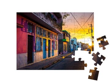 puzzleYOU Puzzle Wunderschöner Sonnenuntergang in Camaguey, Kuba, 48 Puzzleteile, puzzleYOU-Kollektionen Mittelamerika