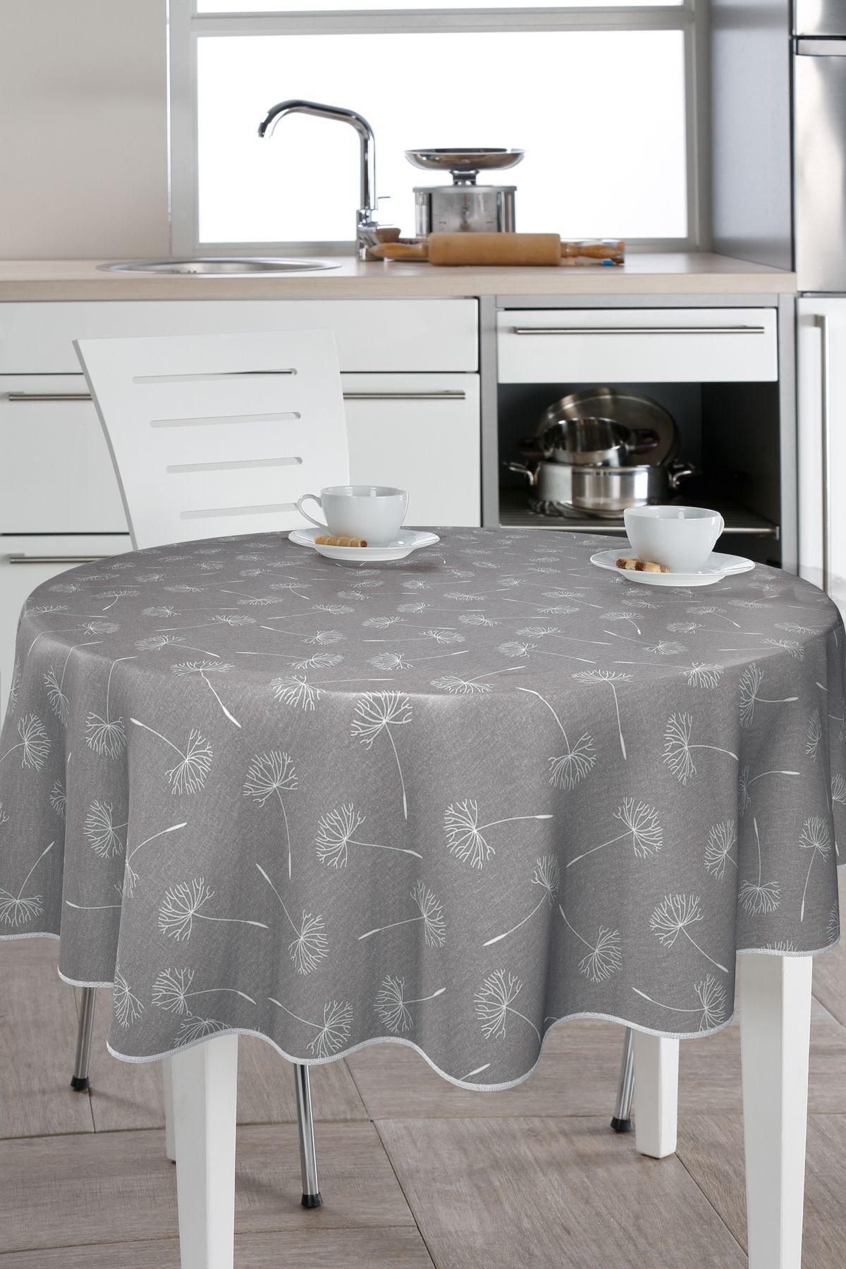 Beautex Tischdecke Wachstuch Tischdecke abwischbar rutschfest mit Paspelband Eckig Rund (1-tlg)