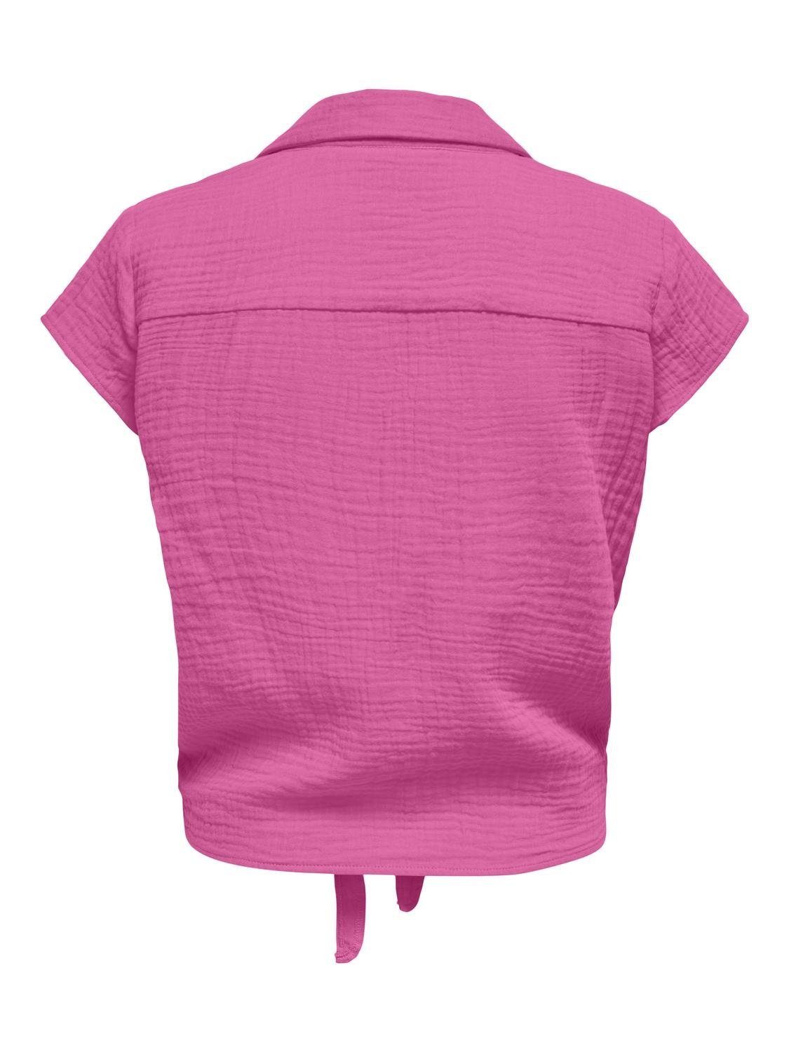 ONLY Kurzarmbluse ONLTHYRA LIFE CAPSLEEVE SHIRT WVN Baumwolle, regular fit